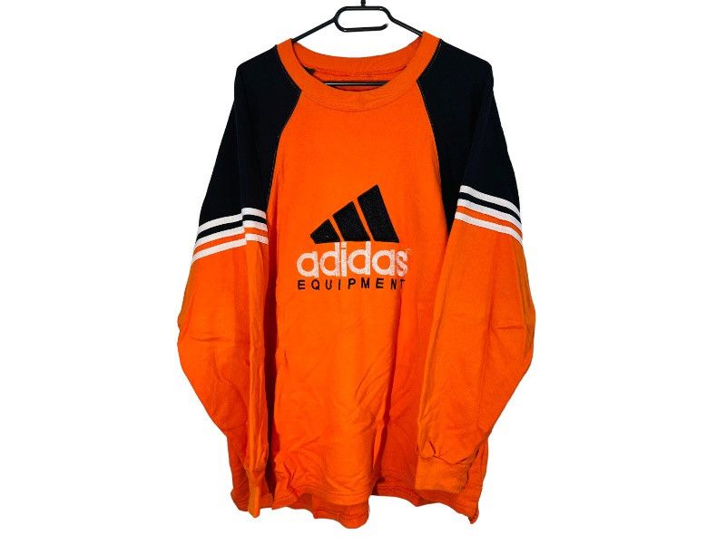 Adidas × Vintage Adidas equipment vintage sweatshirt retro 90s Size US L / EU 52-54 / 3 - 3 Thumbnail
