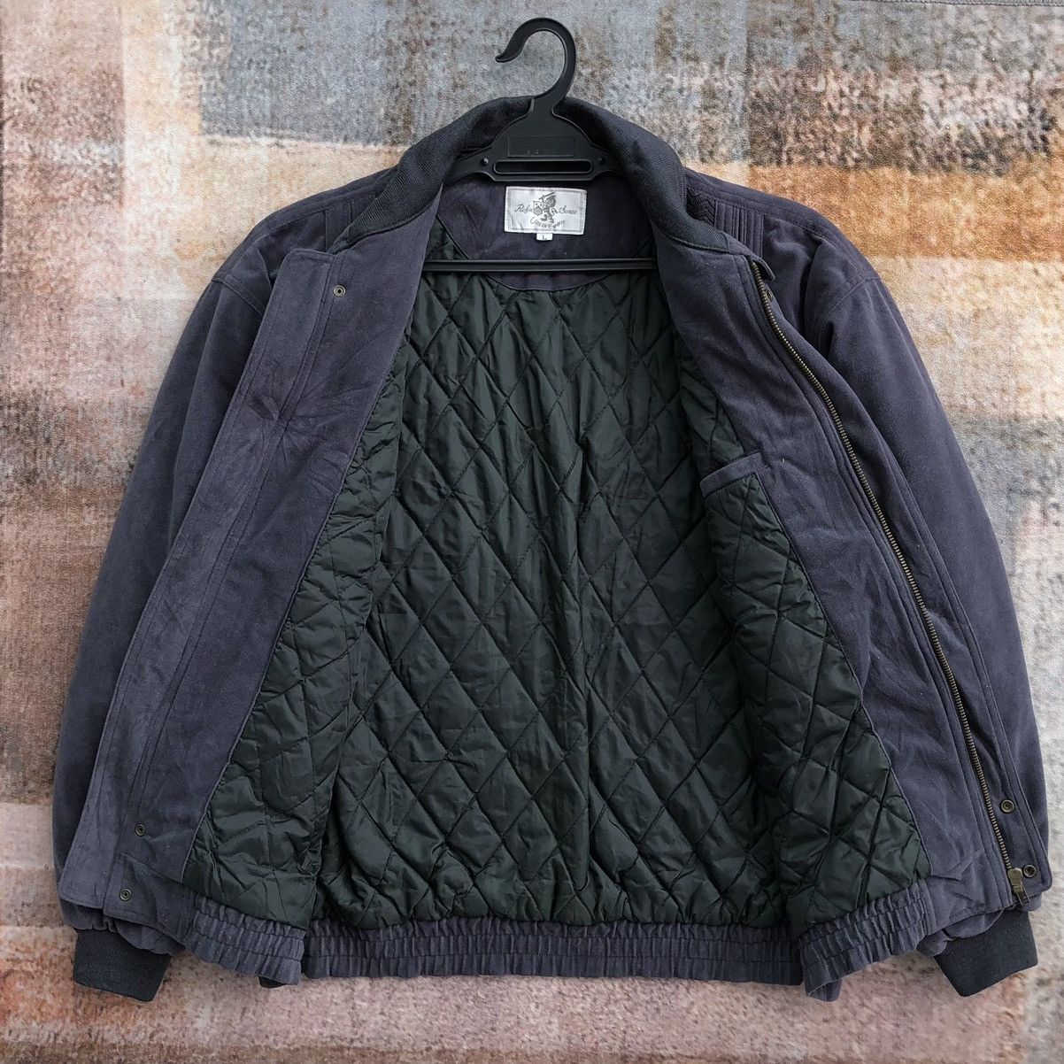 Vintage Vintage Urban Express Velvet Bomber Jacket Size US L / EU 52-54 / 3 - 2 Thumbnail