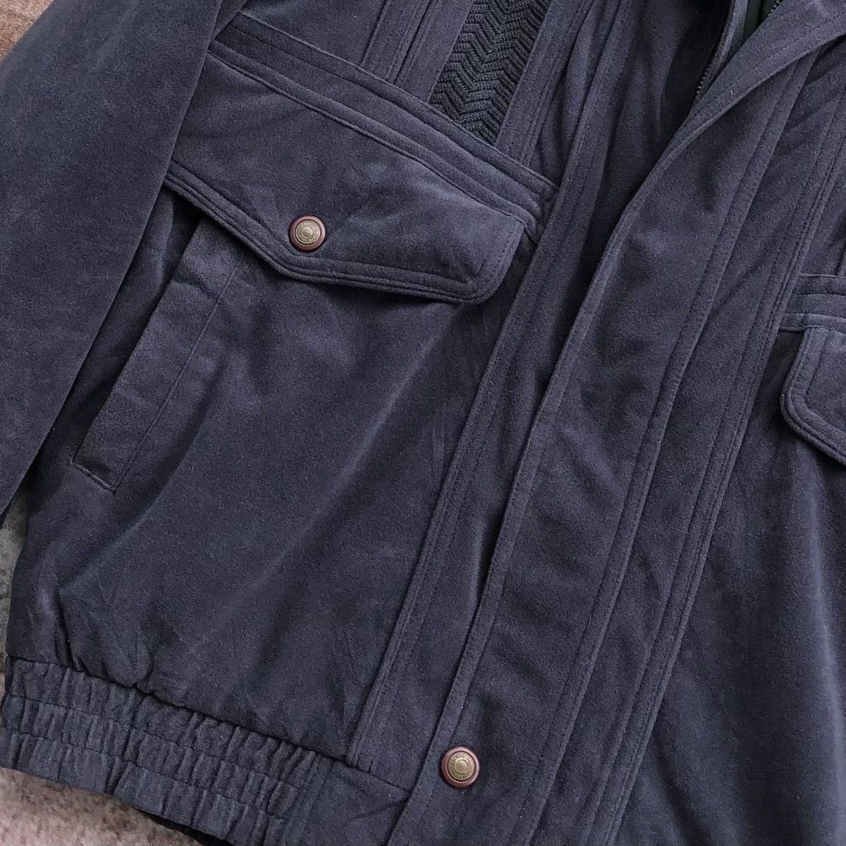 Vintage Vintage Urban Express Velvet Bomber Jacket Size US L / EU 52-54 / 3 - 5 Thumbnail