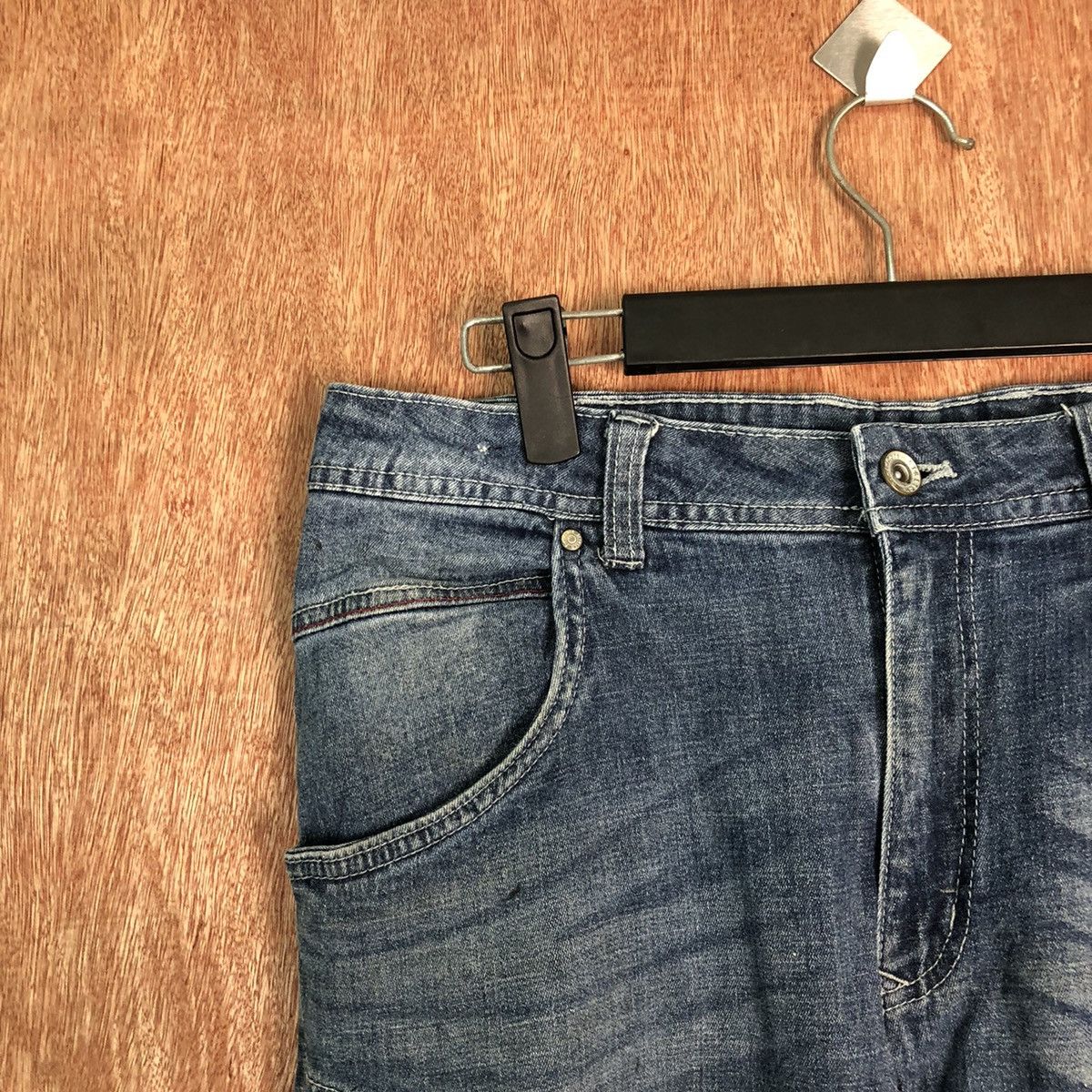Japanese Brand Aero Stretch Denim multipocket Blue Jeans pants #6345 Size US 30 / EU 46 - 4 Thumbnail
