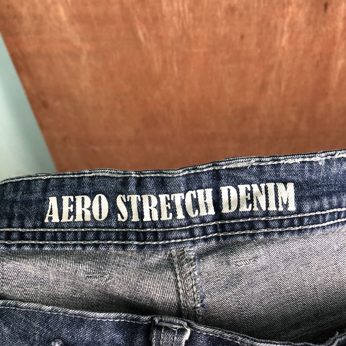 Japanese Brand Aero Stretch Denim multipocket Blue Jeans pants #6345 Size US 30 / EU 46 - 13 Thumbnail