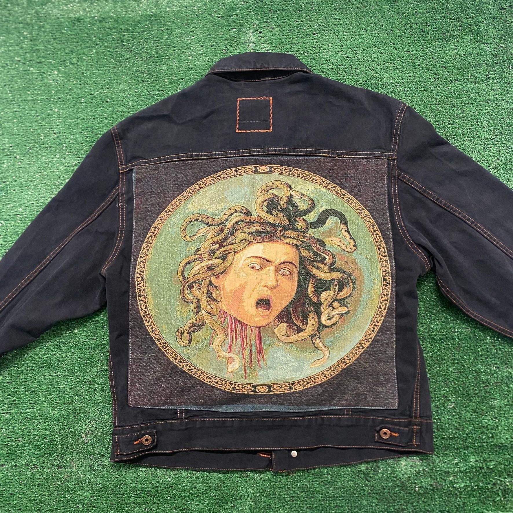 Medusa denim jacket clearance