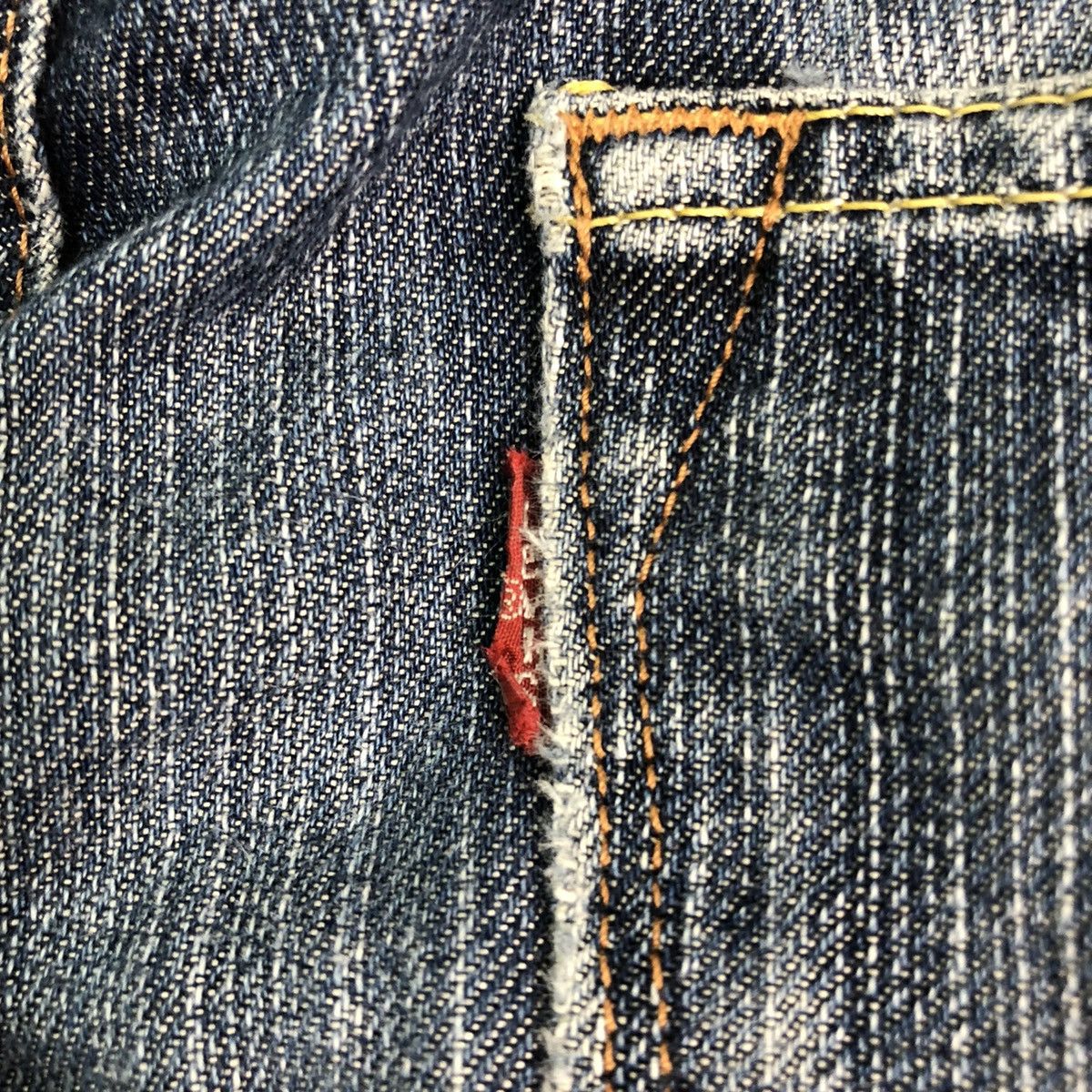 Levi's DLL 511 Levis Strauss slim Blue distressed Denim Pants #c146 Size US 34 / EU 50 - 12 Thumbnail
