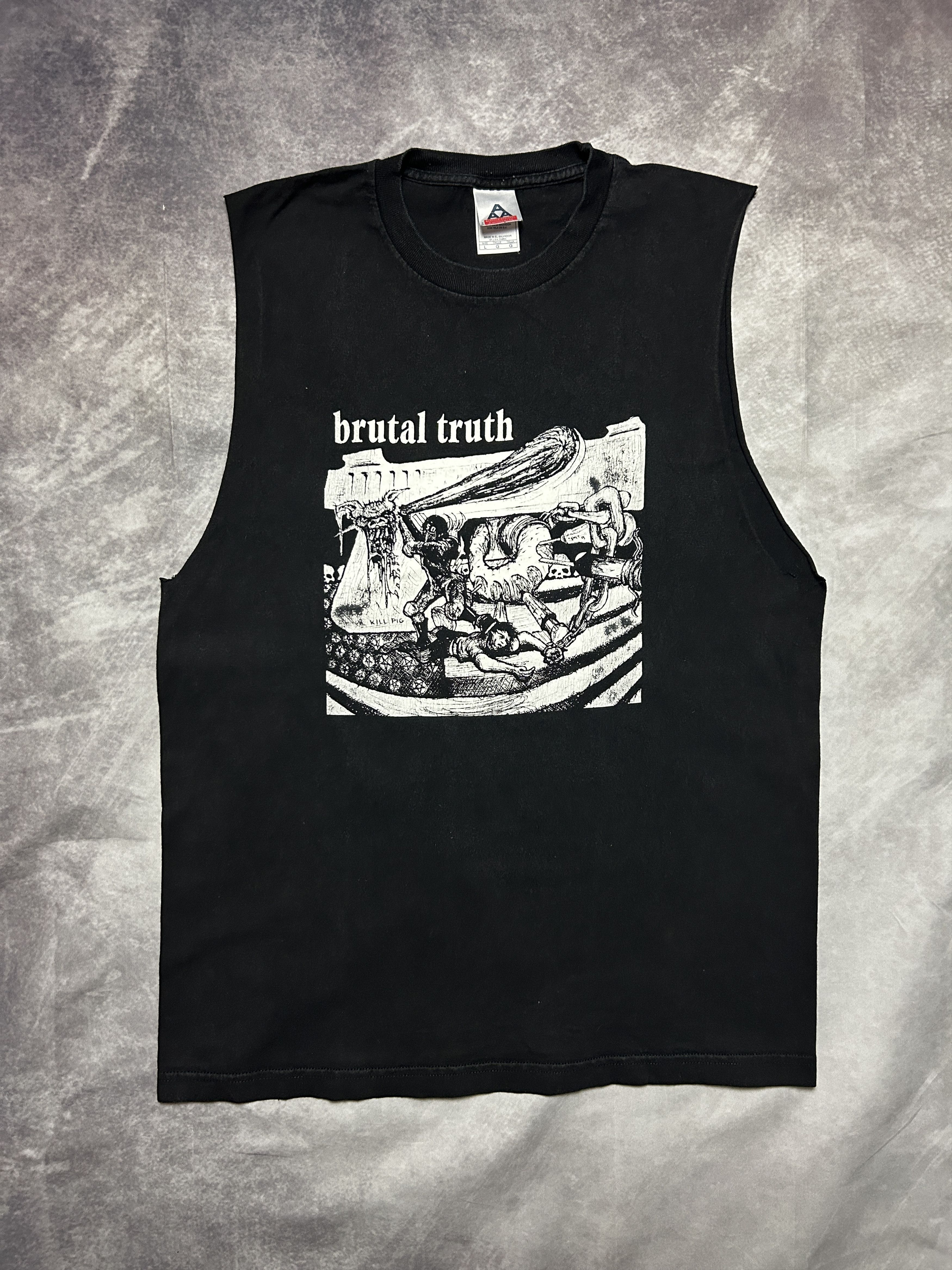 Band Tees Vintage Brutal Truth Tank Top Band T-shirt Size US L / EU 52-54 / 3 - 1 Thumbnail