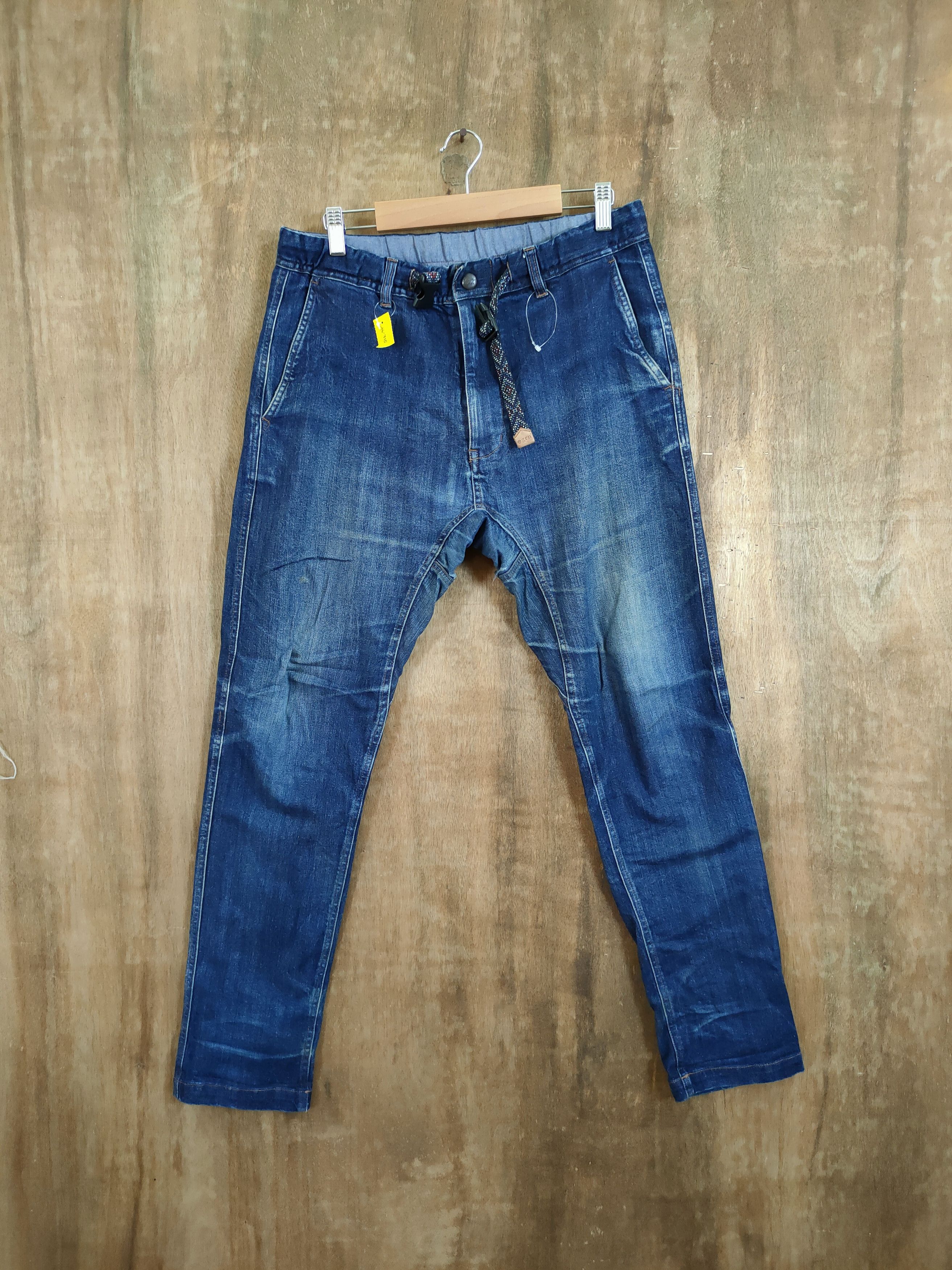 GRN GRN Made in Japan denim jogger pants #46-715 Size US 30 / EU 46 - 1 Thumbnail