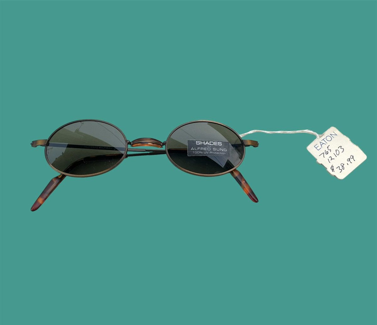 Vintage Vintage Sunglasses Alfred Sung Dead Stock Designer Eyewear Size ONE SIZE - 5 Thumbnail