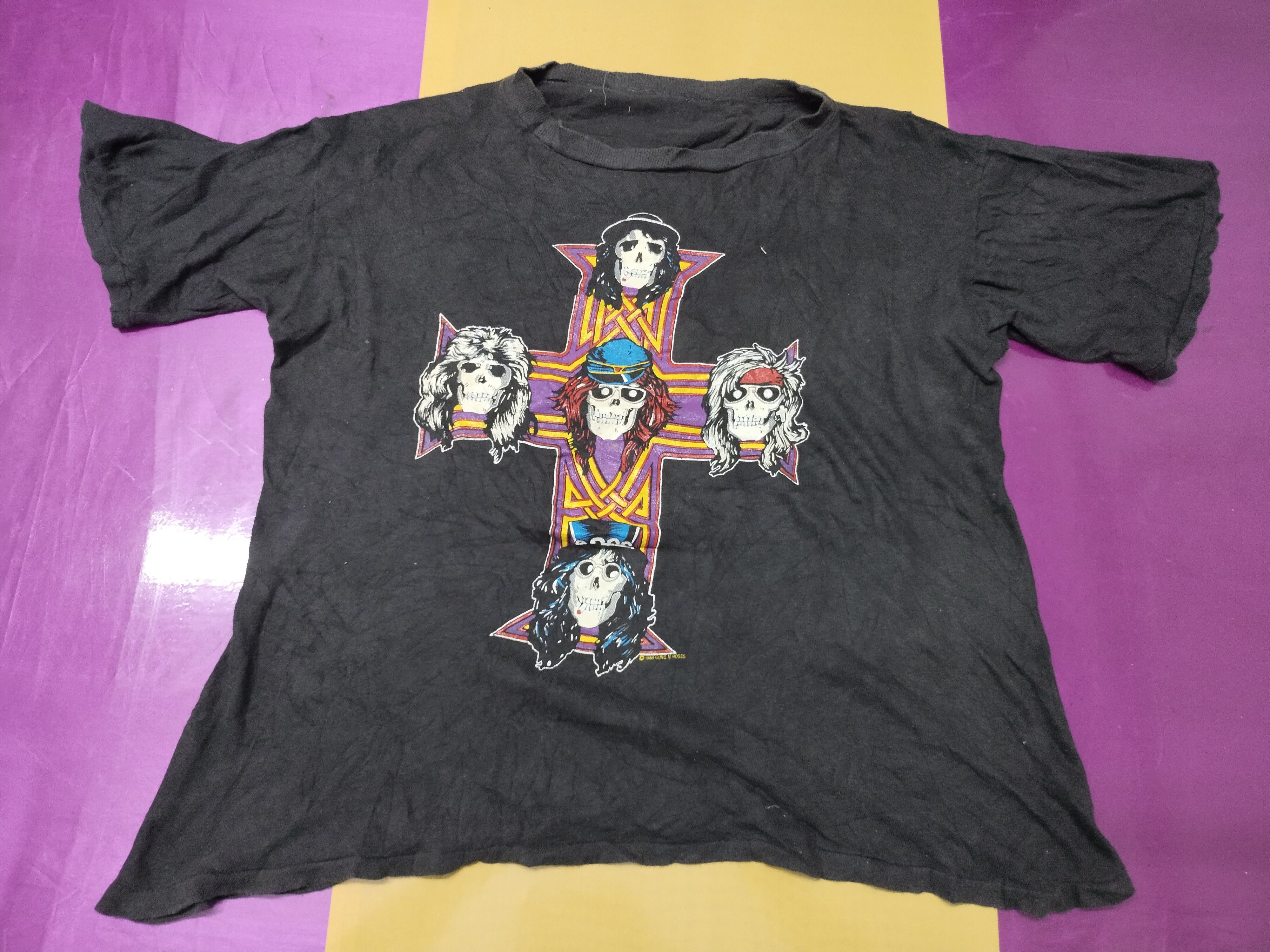 Band Tees × Guns N' Roses × Vintage 🔥1988's Vtg Guns N Roses Original Tee Size US M / EU 48-50 / 2 - 1 Thumbnail