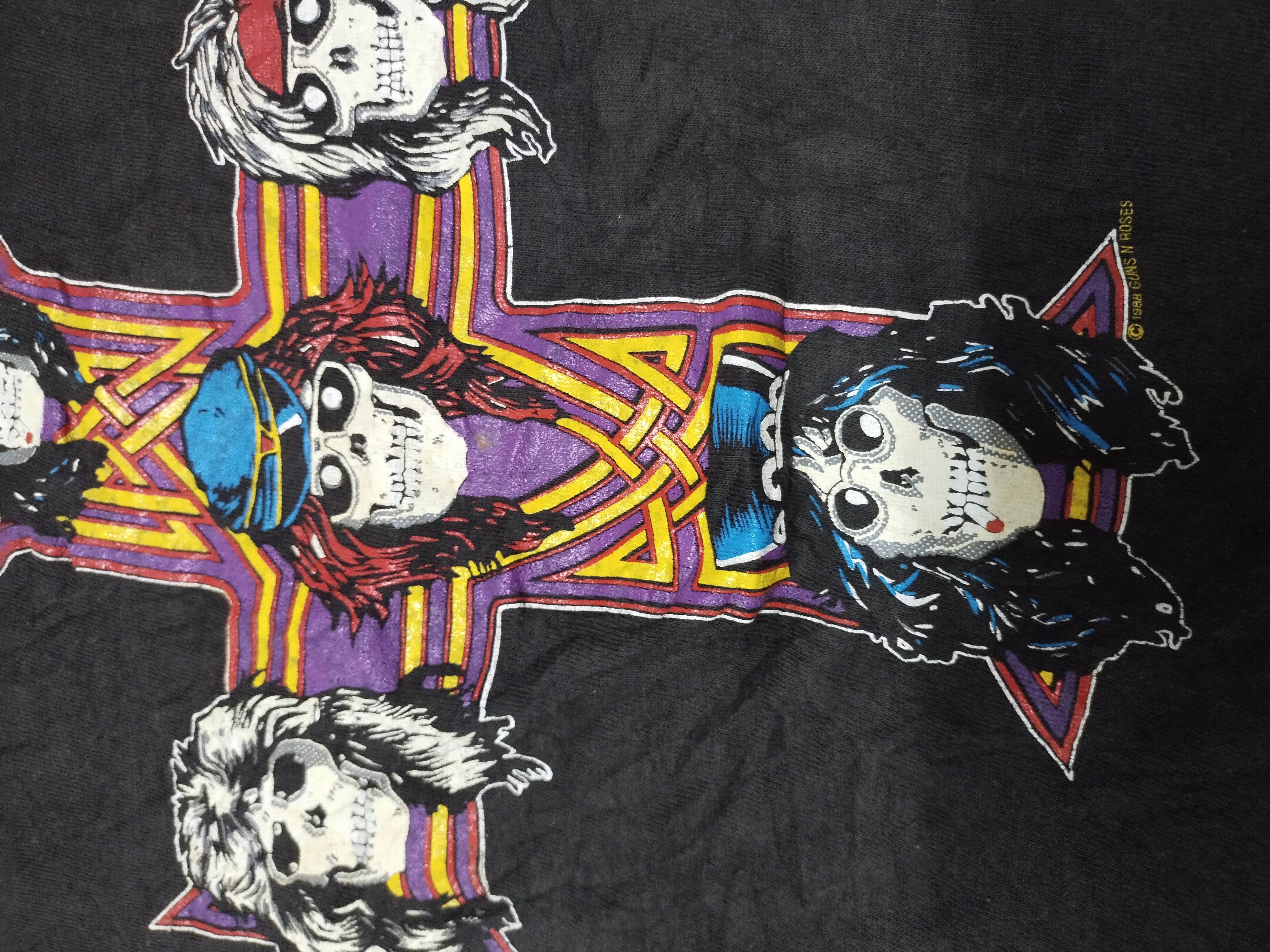 Band Tees × Guns N' Roses × Vintage 🔥1988's Vtg Guns N Roses Original Tee Size US M / EU 48-50 / 2 - 5 Thumbnail