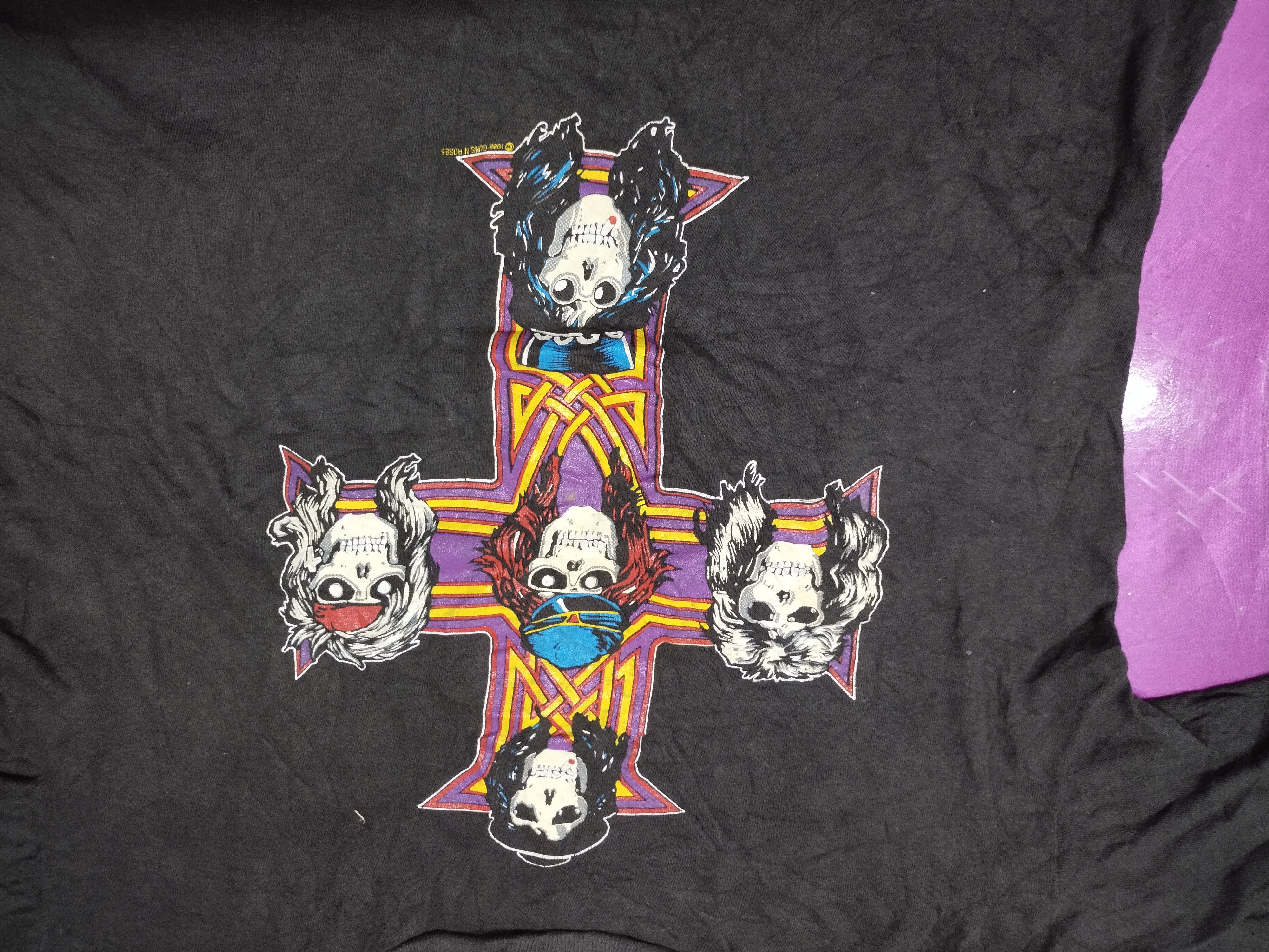 Band Tees × Guns N' Roses × Vintage 🔥1988's Vtg Guns N Roses Original Tee Size US M / EU 48-50 / 2 - 4 Thumbnail