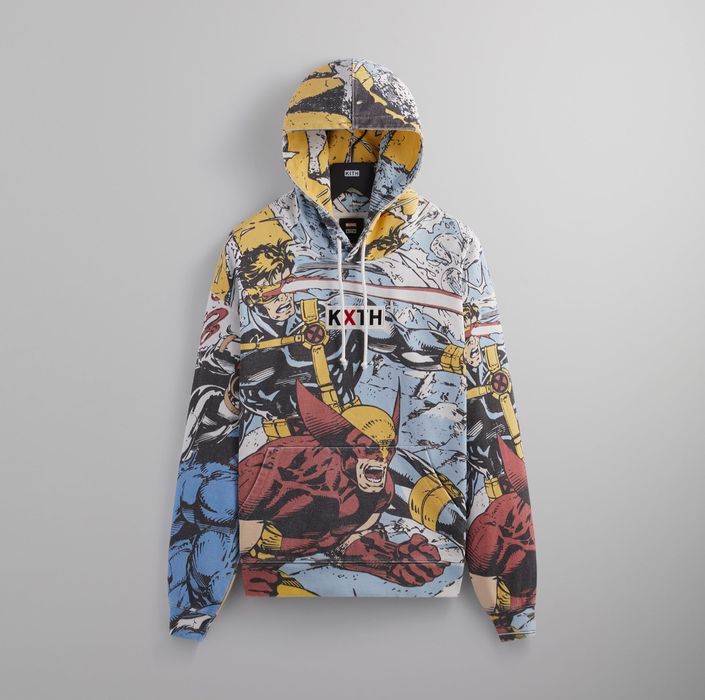 Kith Marvel x Kith for X-Men Battle Hoodie | Grailed