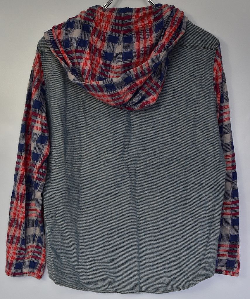 N.Hoolywood checker work shirt hooded shirt 28952 - 847 50 Size US M / EU 48-50 / 2 - 2 Thumbnail