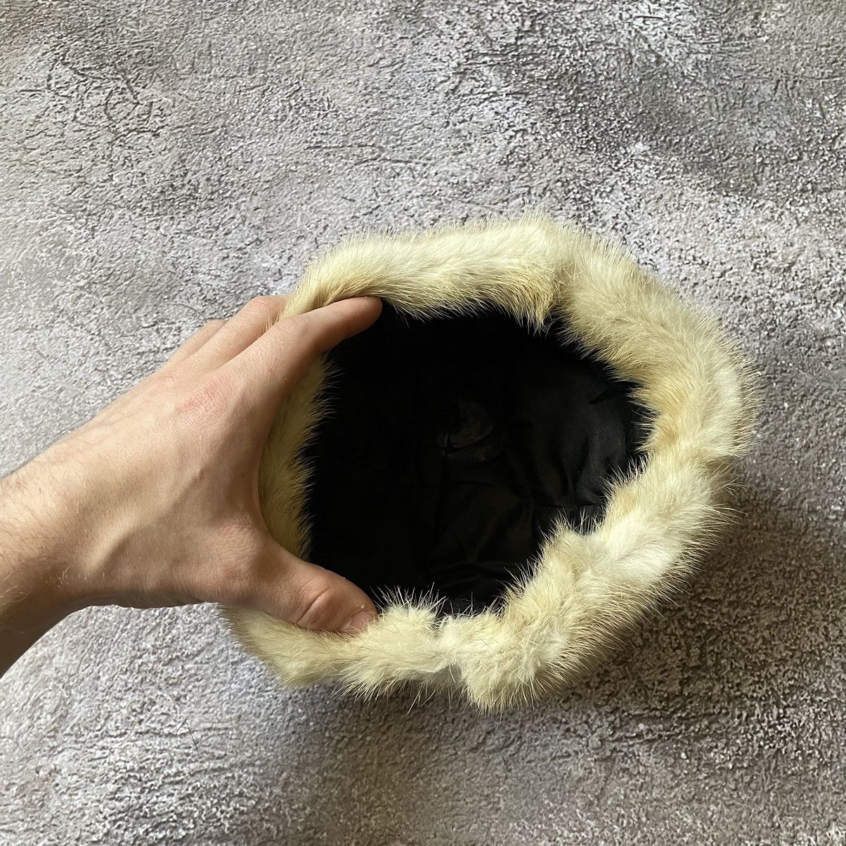 Vintage Vintage Y2K Fuzzy Beanie Trapper Hat Alt Grunge Graphic OS Size ONE SIZE - 4 Thumbnail