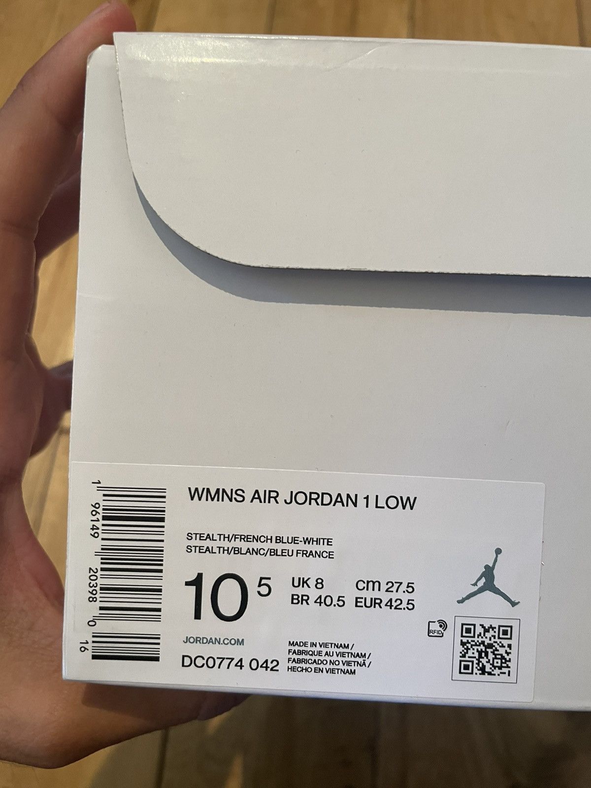 Jordan Brand × Nike Air Jordan 1 Low Stealth French Blue W Size US 9 / EU 42 - 13 Thumbnail