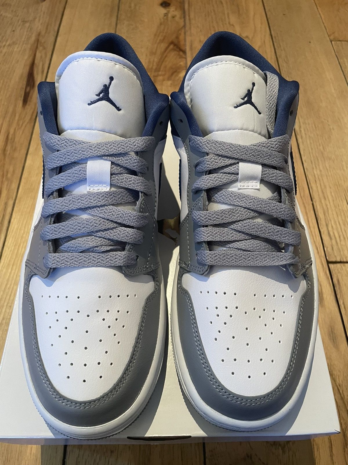 Jordan Brand × Nike Air Jordan 1 Low Stealth French Blue W Size US 9 / EU 42 - 4 Thumbnail