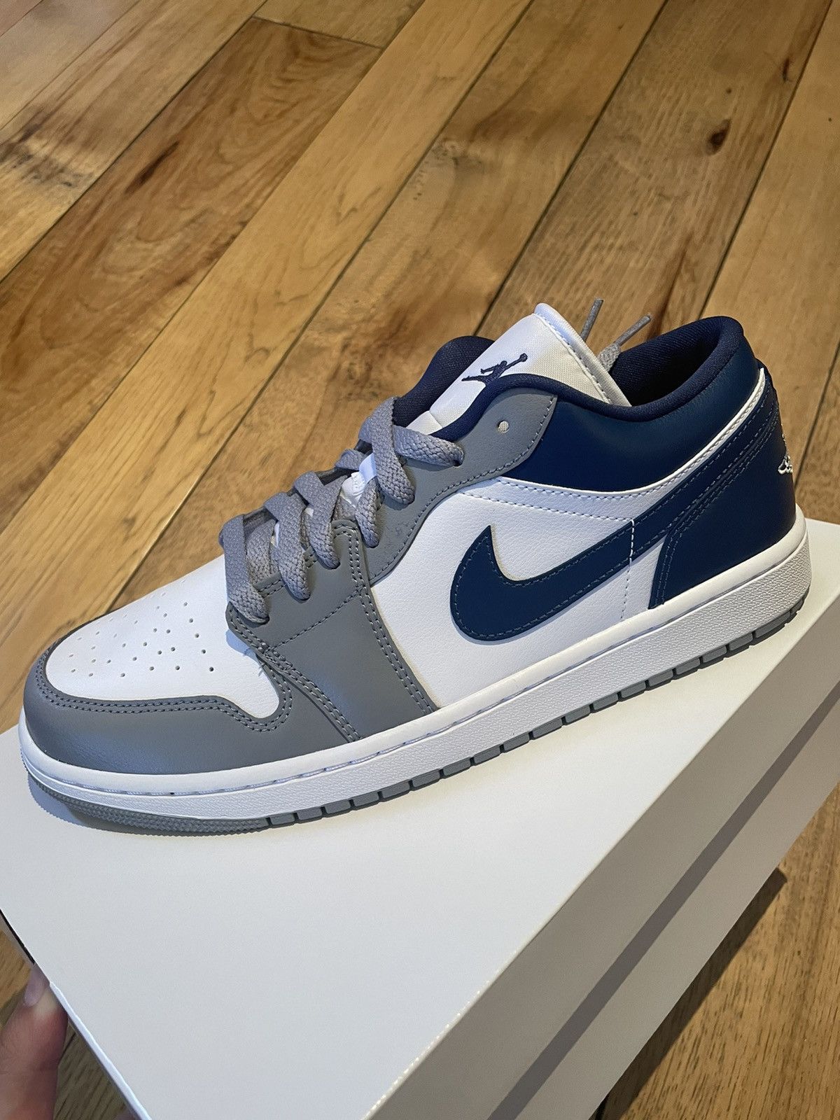 Jordan Brand × Nike Air Jordan 1 Low Stealth French Blue W Size US 9 / EU 42 - 2 Thumbnail