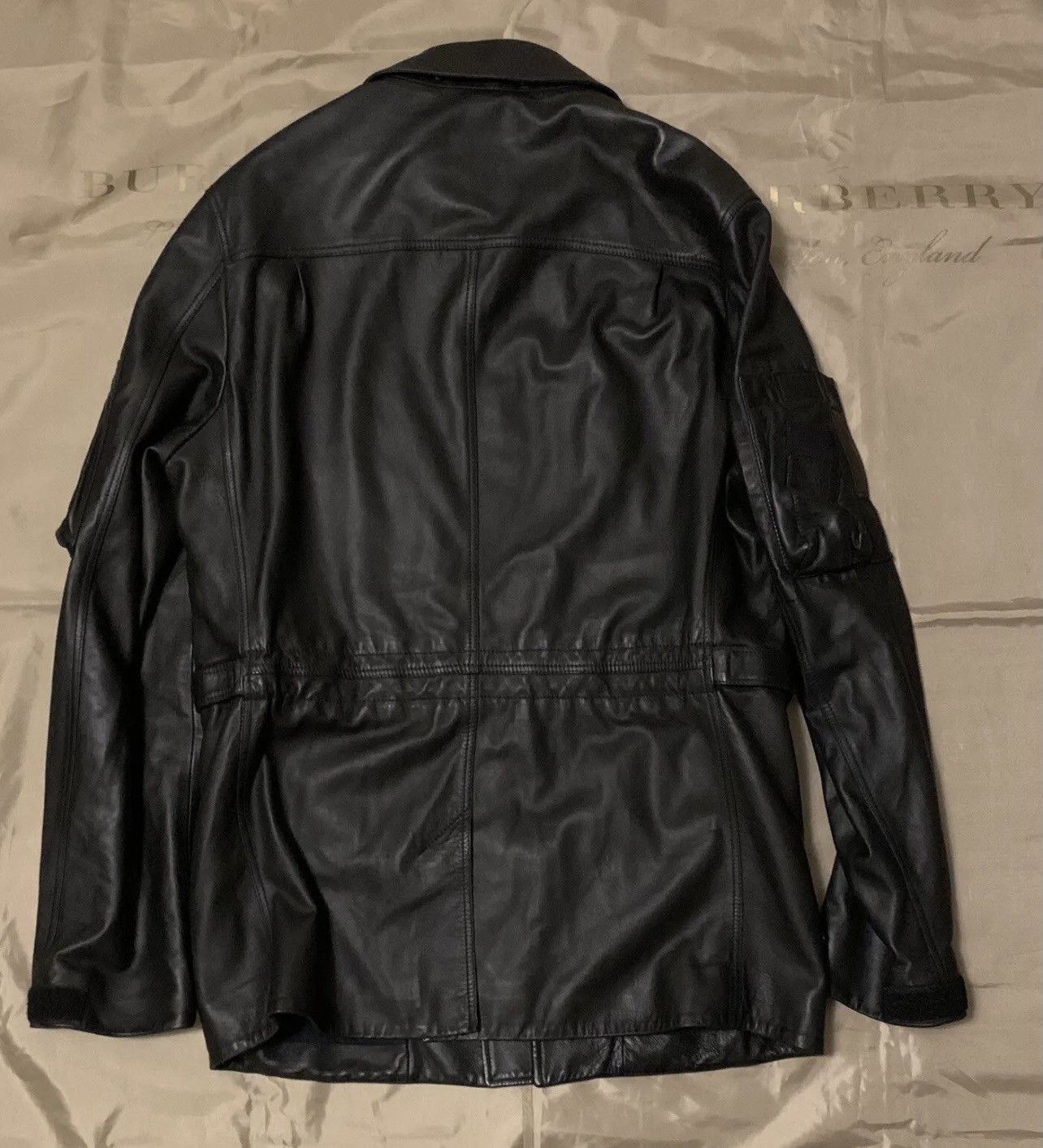 Lanvin Lanvin Black Leather Coat Jacket Size 52 $4560 Size US L / EU 52-54 / 3 - 2 Thumbnail