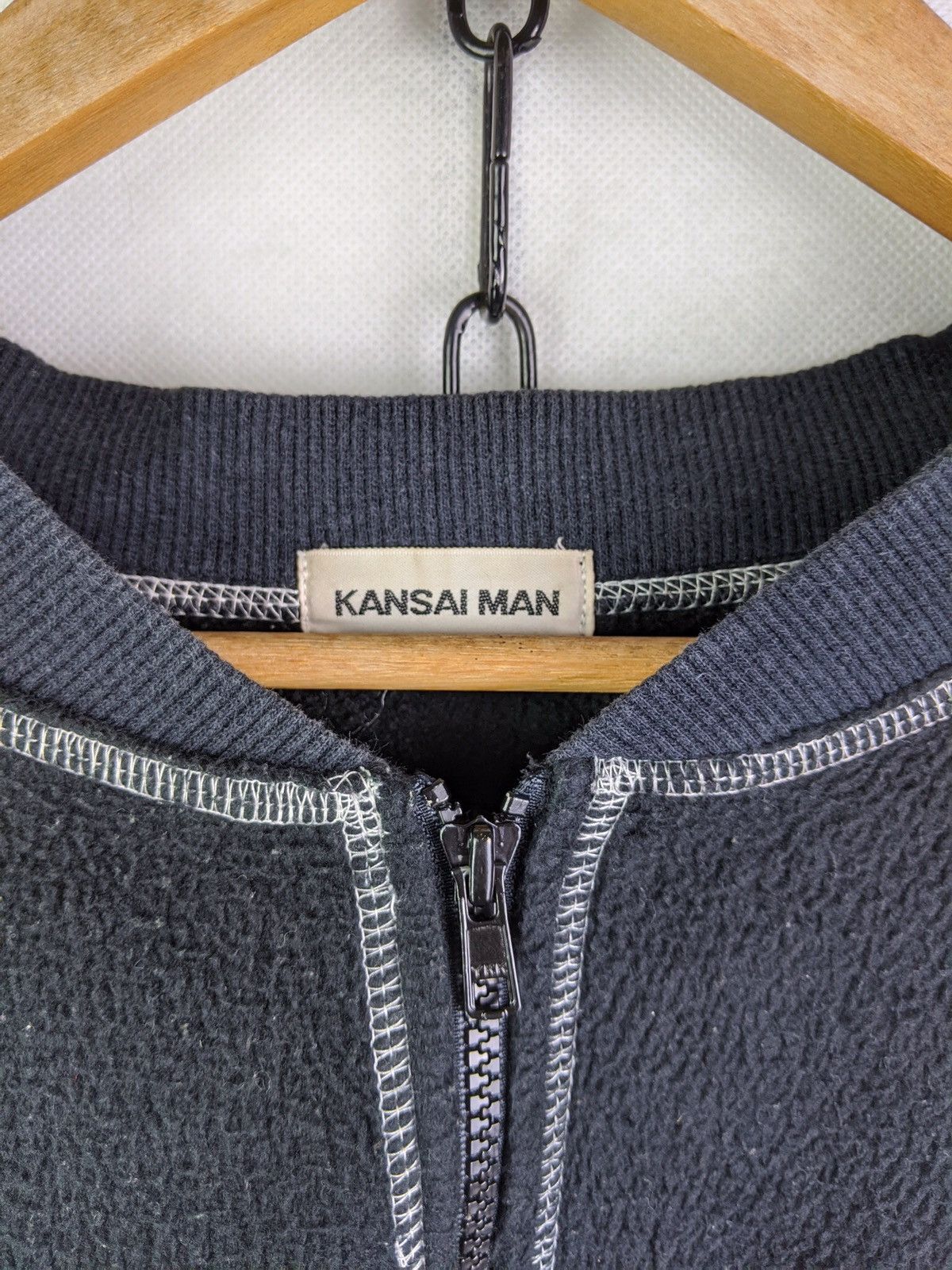 Japanese Brand 🔥NEED GONE🔥VINTAGE KANSAI MAN FLEECE ZIPPER JACKET Size US XL / EU 56 / 4 - 6 Thumbnail