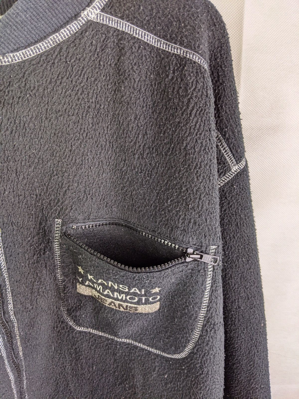 Japanese Brand 🔥NEED GONE🔥VINTAGE KANSAI MAN FLEECE ZIPPER JACKET Size US XL / EU 56 / 4 - 5 Thumbnail