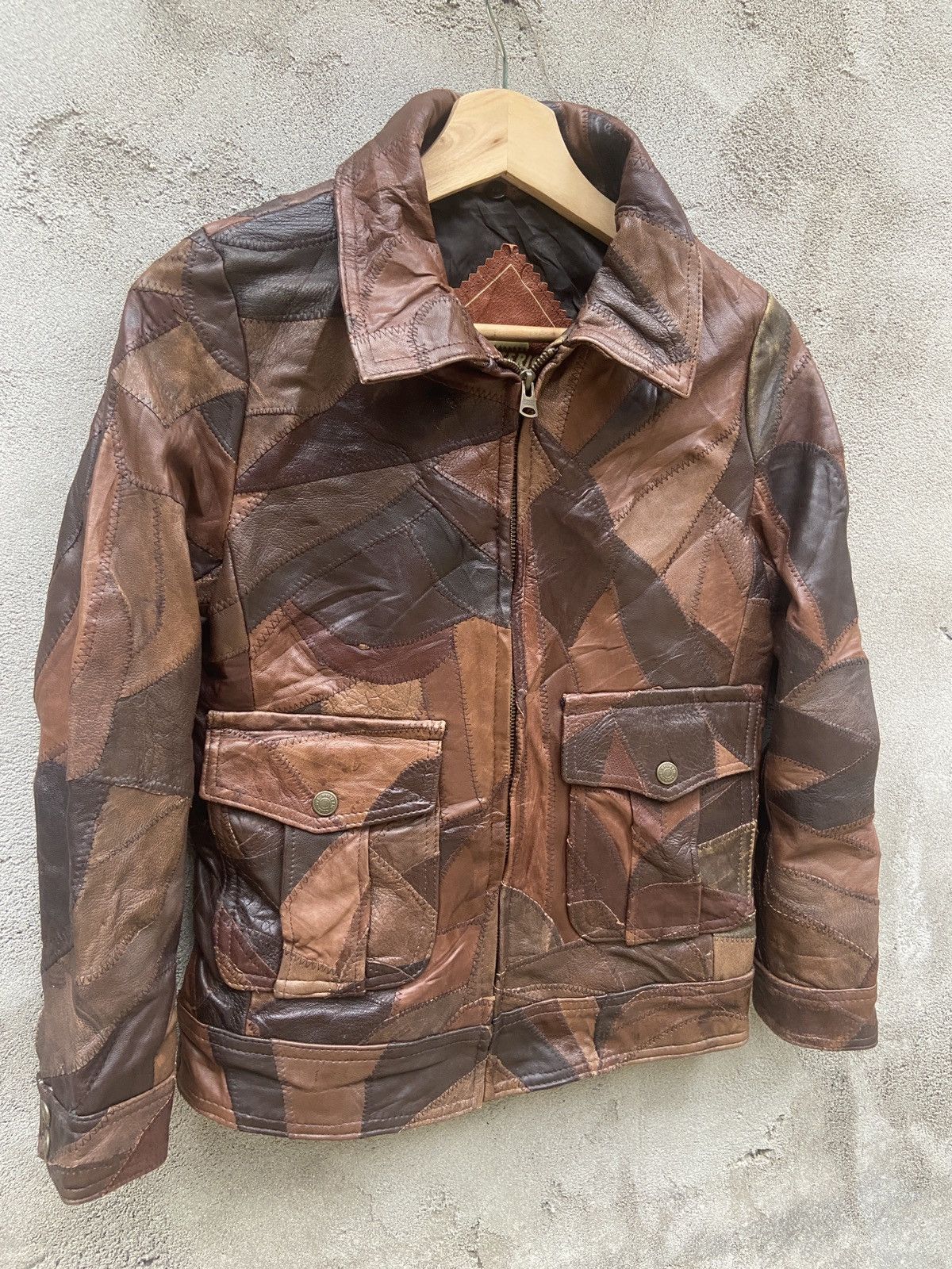 Hysteric Glamour Hysteric Glamour Patchwork Leather Jacket Size S / US 4 / IT 40 - 5 Thumbnail