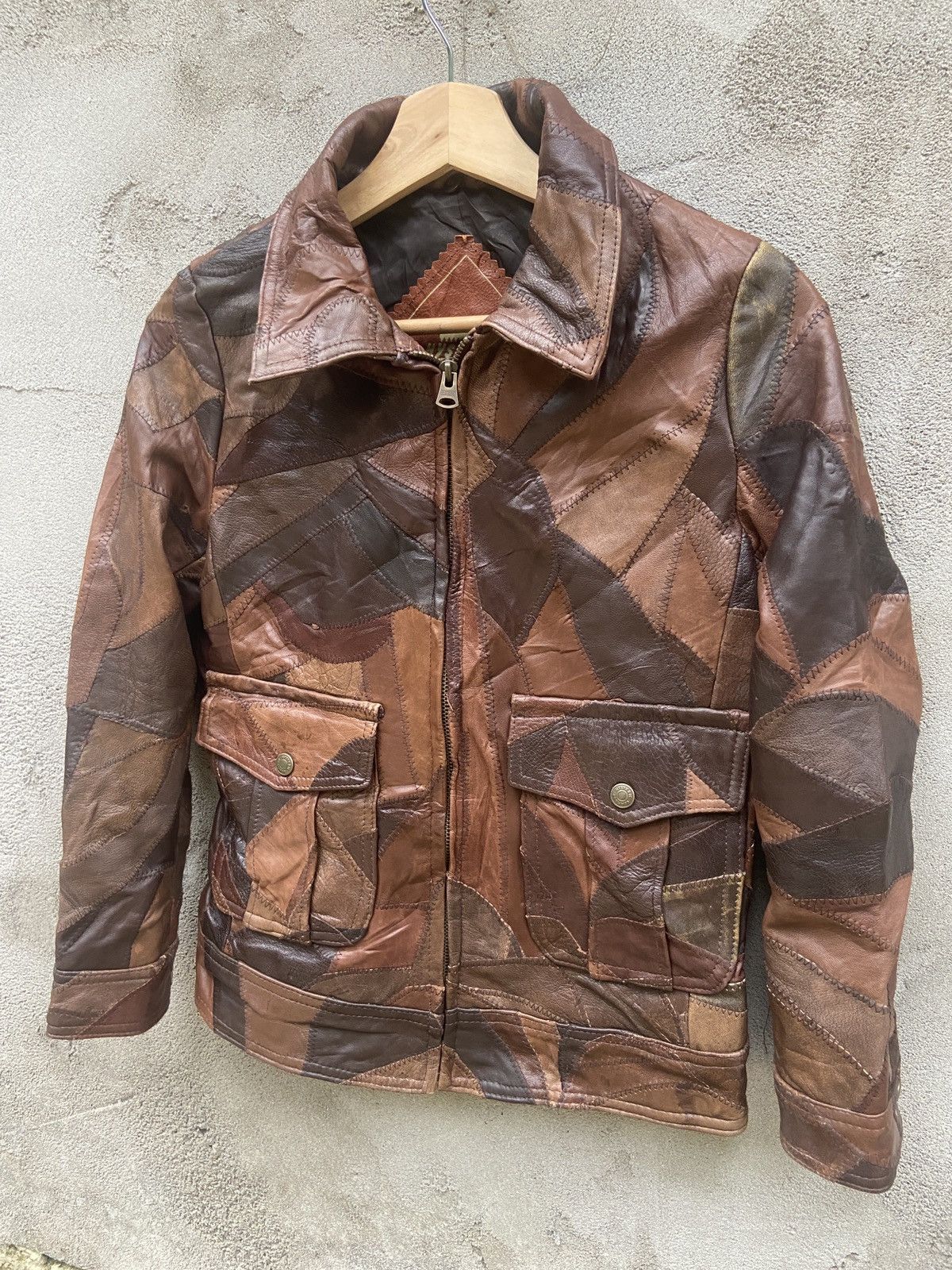 Hysteric Glamour Hysteric Glamour Patchwork Leather Jacket Size S / US 4 / IT 40 - 6 Thumbnail