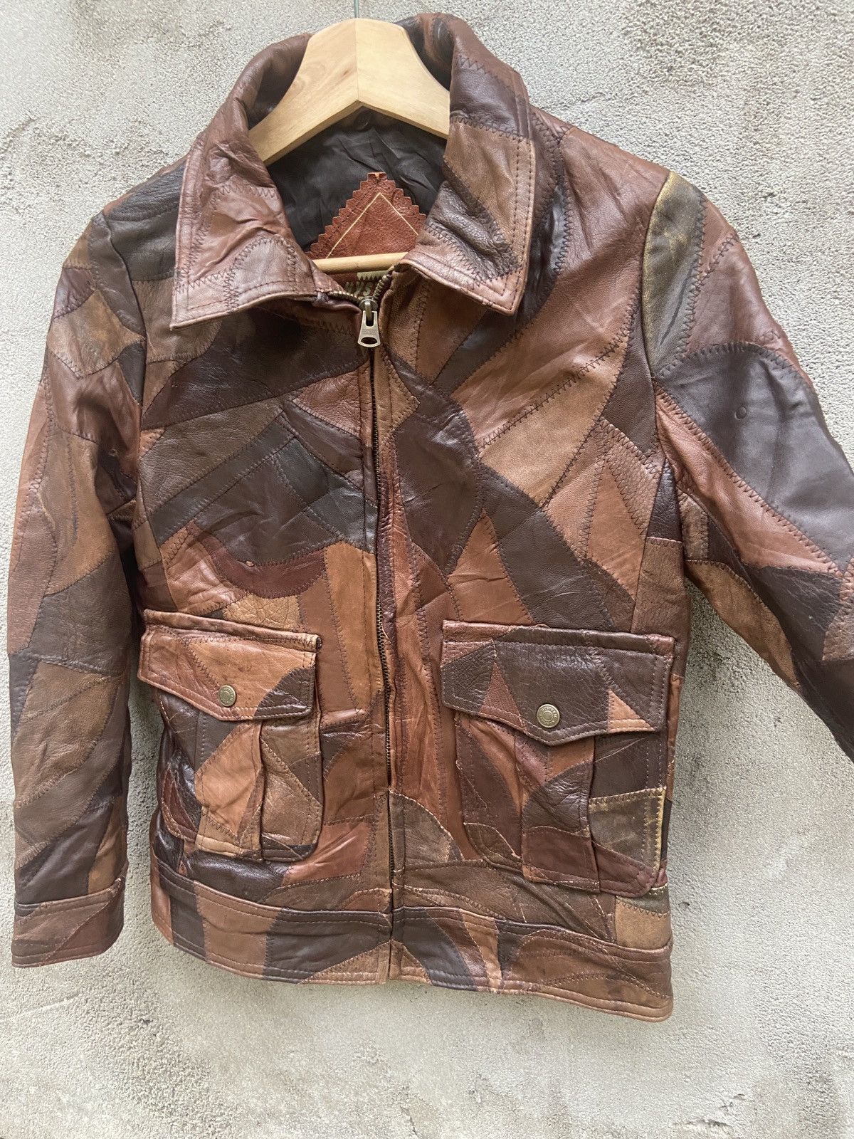 Hysteric Glamour Hysteric Glamour Patchwork Leather Jacket Size S / US 4 / IT 40 - 7 Thumbnail
