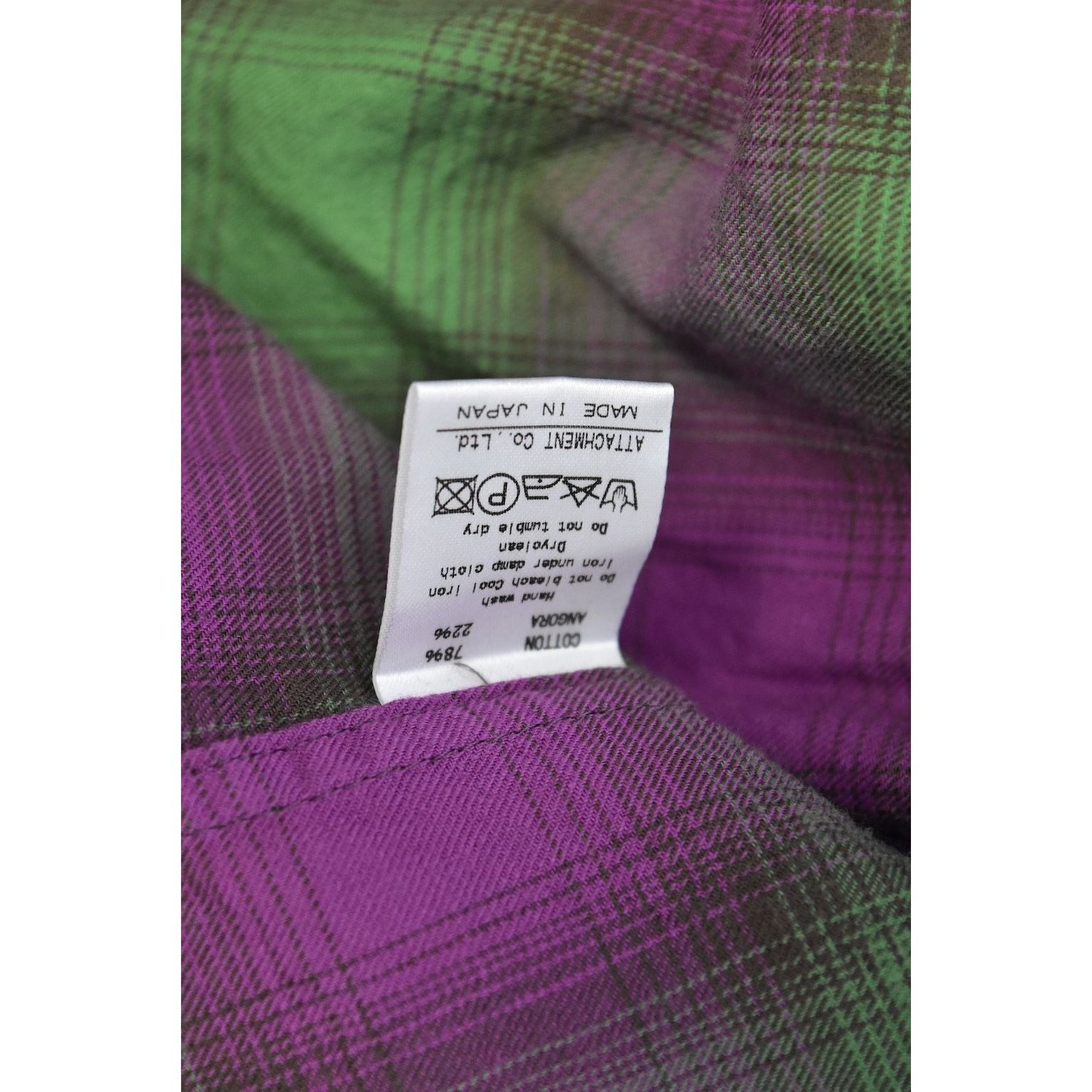 Attachment × Kazuyuki Kumagai Attachment shadow check shirt pocket shirt 28953 - 847 55 Size US S / EU 44-46 / 1 - 6 Thumbnail