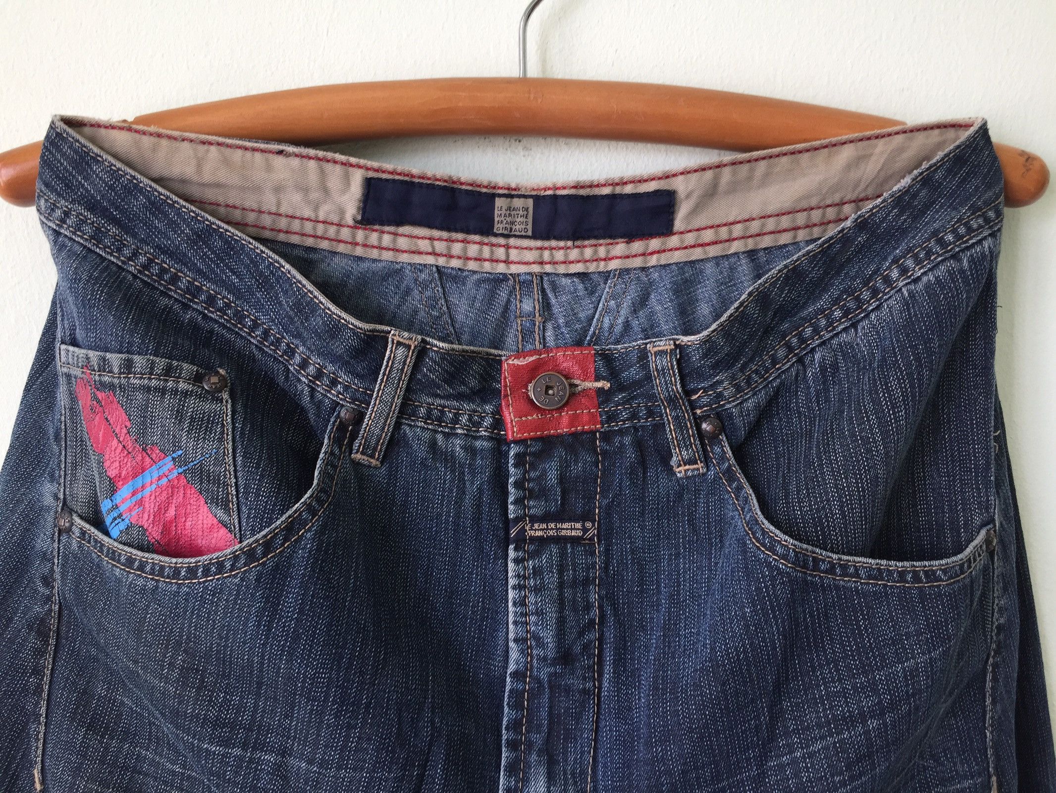 Marithe + Francois Girbaud Le Jean De Marithe Francois Girbaud Denim Size US 34 / EU 50 - 5 Thumbnail