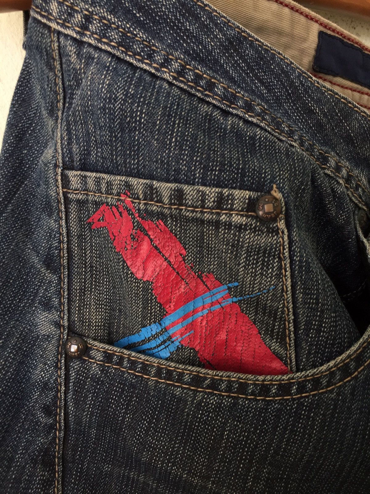 Marithe + Francois Girbaud Le Jean De Marithe Francois Girbaud Denim Size US 34 / EU 50 - 7 Thumbnail