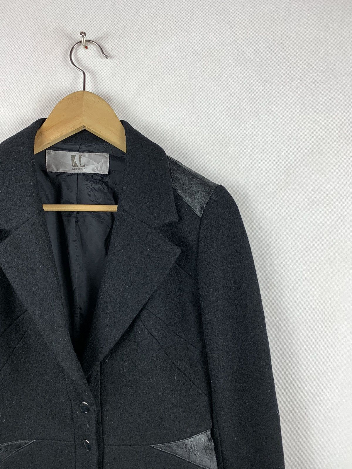 Karl Lagerfeld Karl Lagerfeld Wool Suits Coats Size 38S - 3 Thumbnail