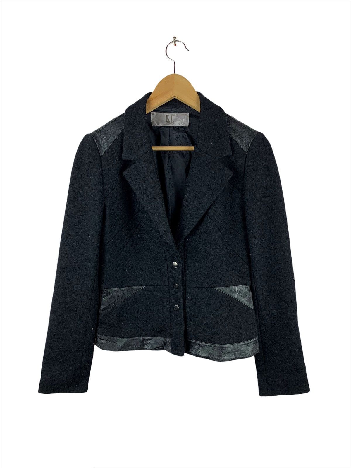 Karl Lagerfeld Karl Lagerfeld Wool Suits Coats Size 38S - 1 Thumbnail