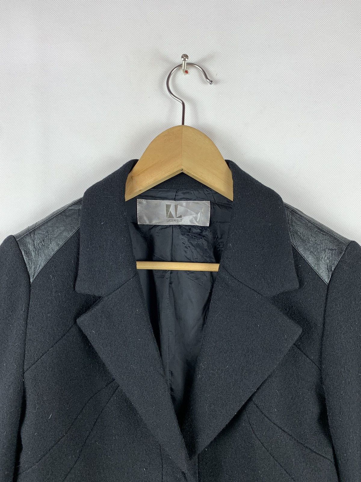 Karl Lagerfeld Karl Lagerfeld Wool Suits Coats Size 38S - 8 Thumbnail