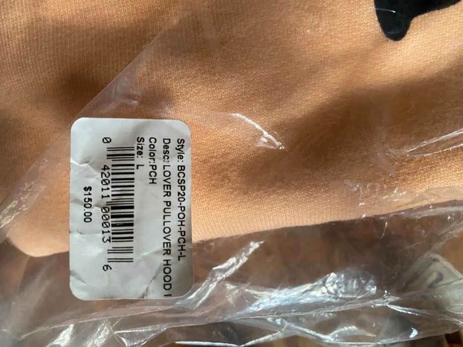 BIANCA CHANDON BIANCA CHANDON LOVER PULLOVER HOODIE PEACH Size Large Size US L / EU 52-54 / 3 - 4 Thumbnail