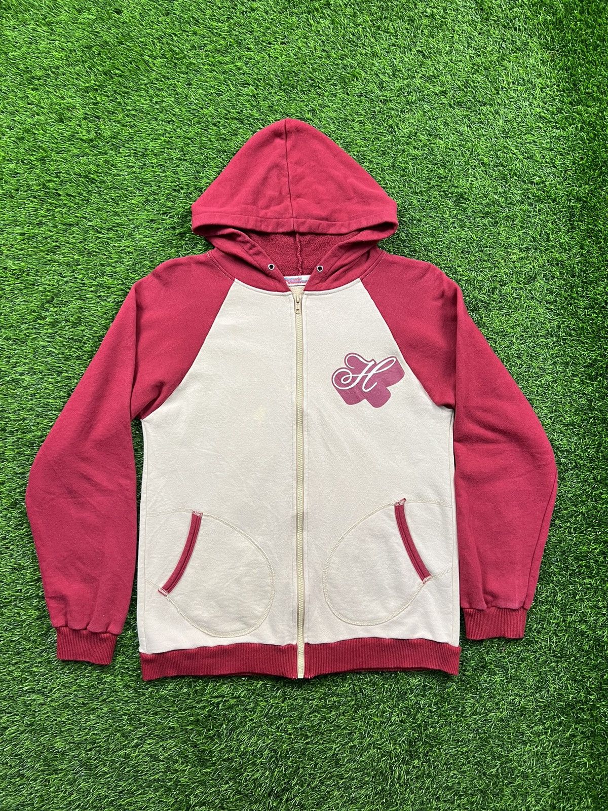 Japanese Brand (A55) hysteric glamour - vintage zipper hoodie big logo Size US M / EU 48-50 / 2 - 4 Thumbnail