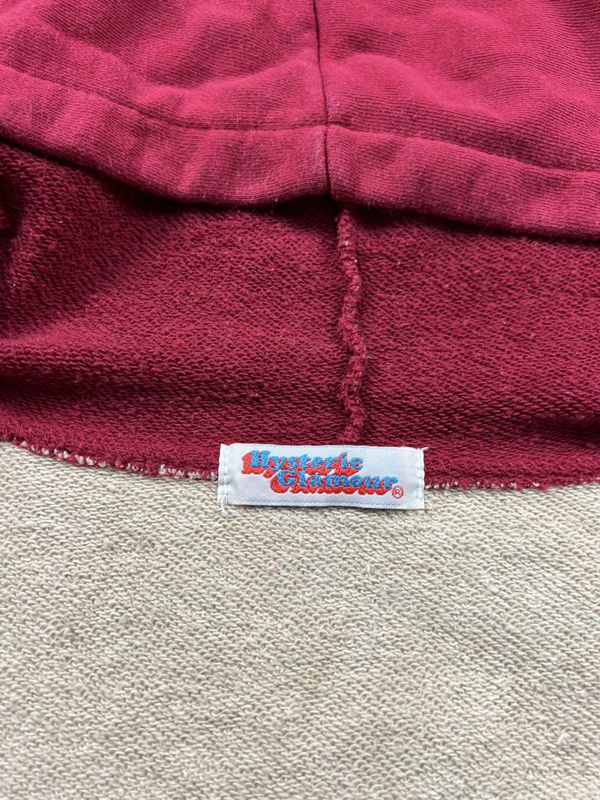 Japanese Brand (A55) hysteric glamour - vintage zipper hoodie big logo Size US M / EU 48-50 / 2 - 7 Thumbnail