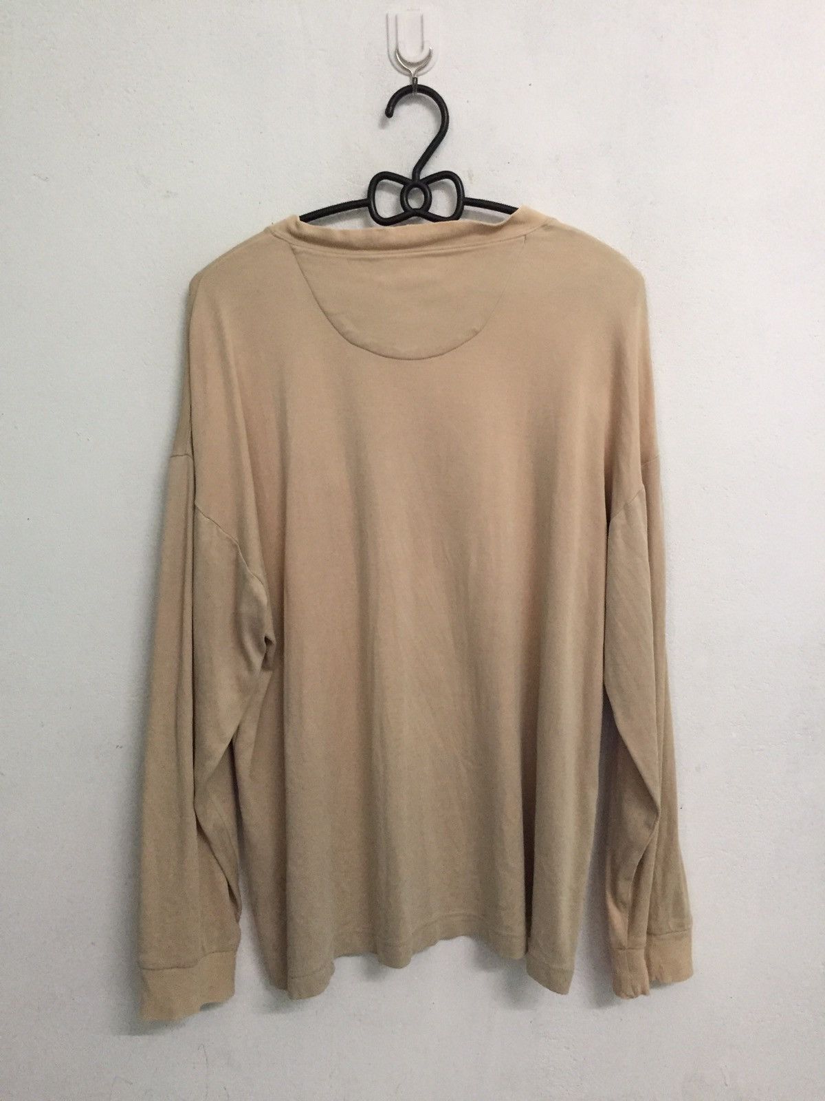 Celine Faded CELINE Button Sweatshirt/Long Sleeve Shirt Size US M / EU 48-50 / 2 - 8 Thumbnail
