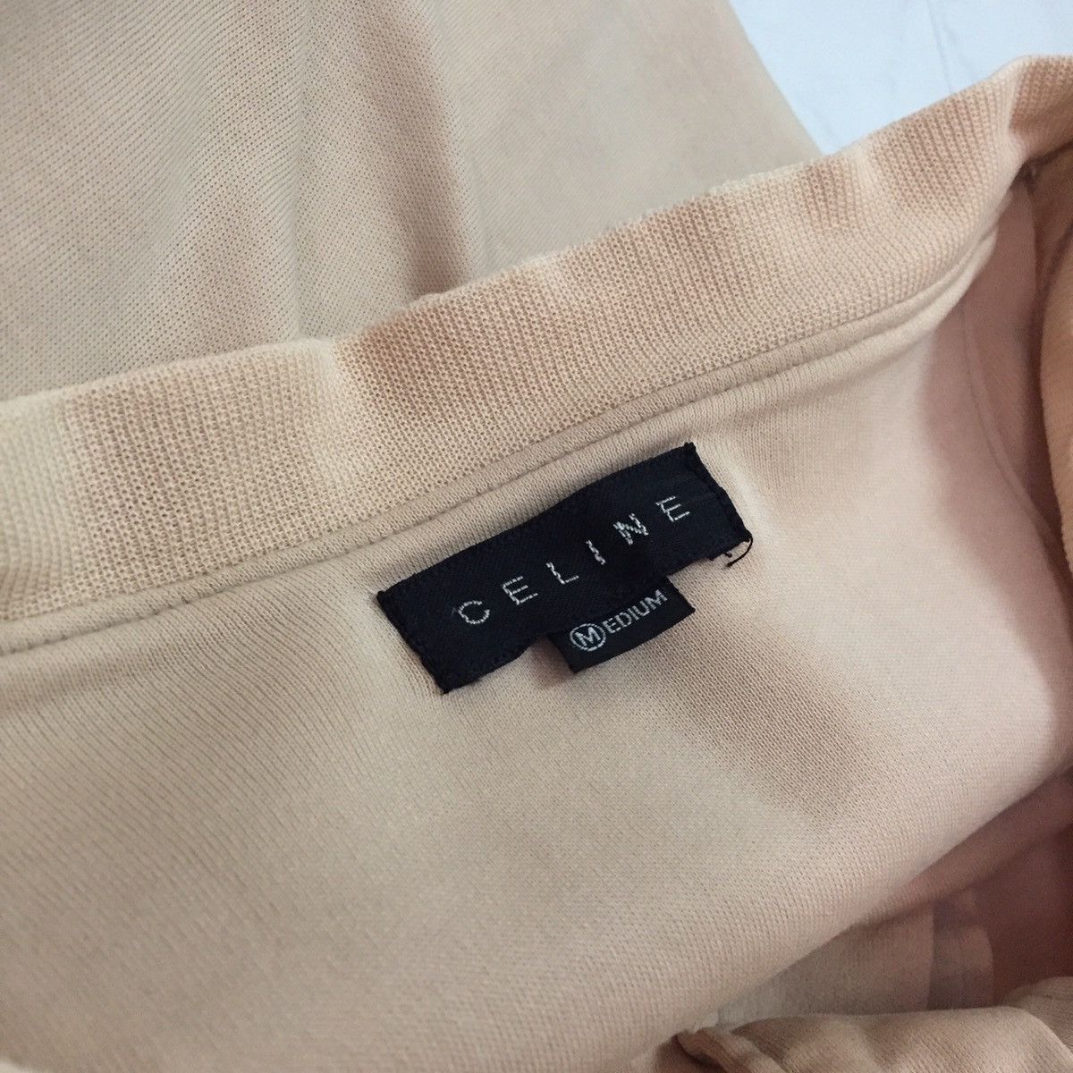 Celine Faded CELINE Button Sweatshirt/Long Sleeve Shirt Size US M / EU 48-50 / 2 - 17 Thumbnail