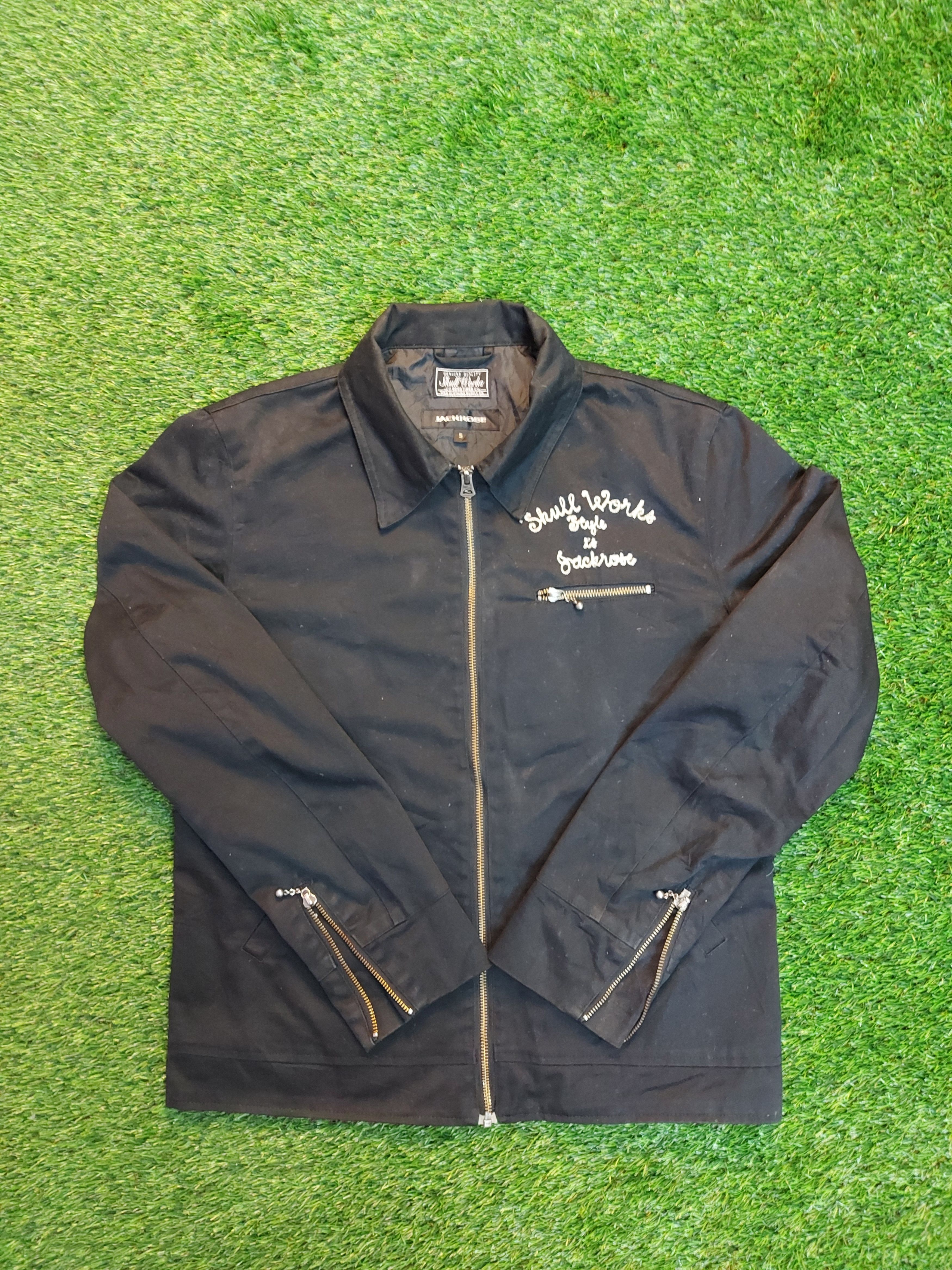 JACKROSE (A38) SKUUL WORKS - embroided zipper jacket Size US M / EU 48-50 / 2 - 4 Thumbnail