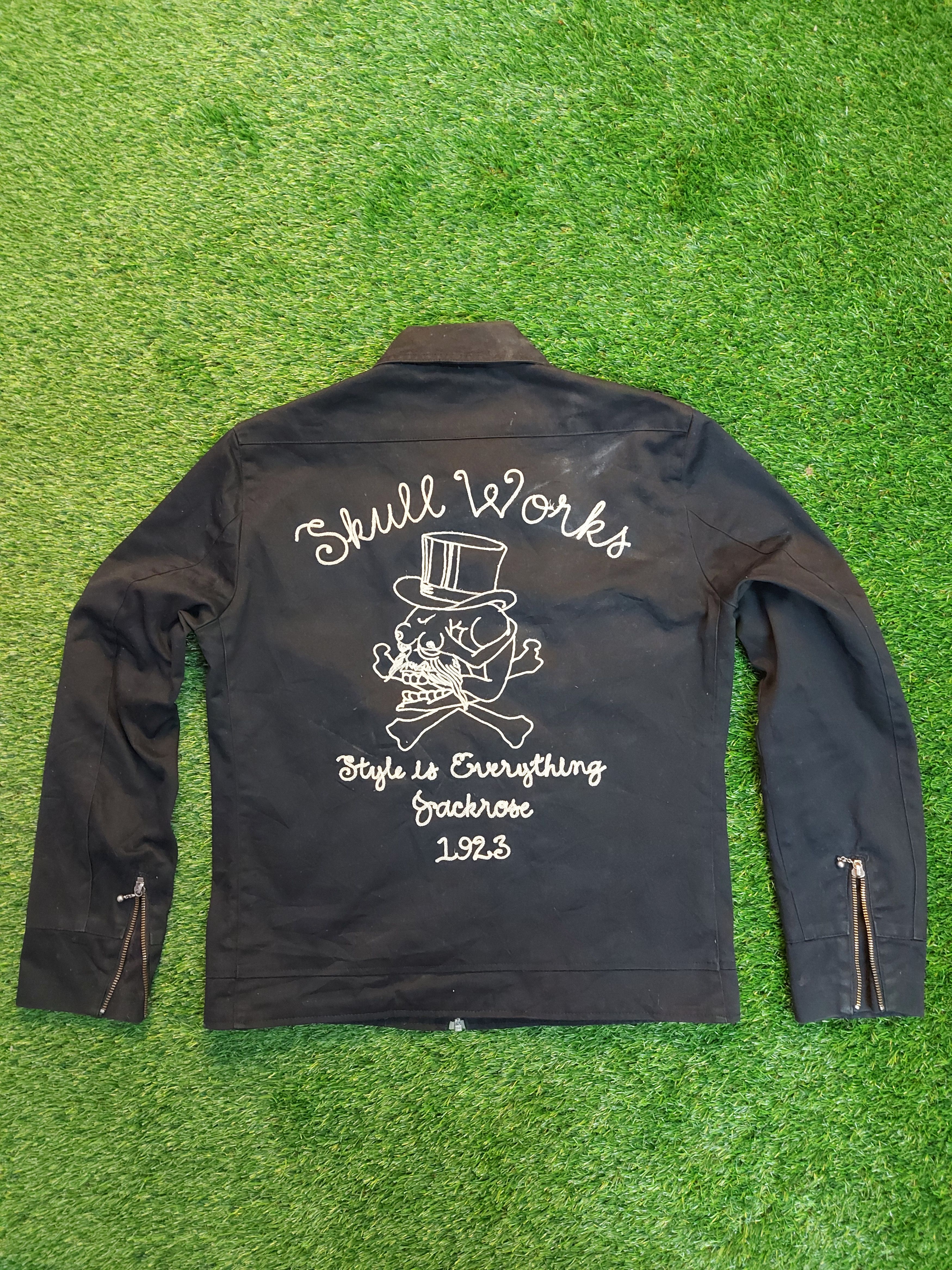 JACKROSE (A38) SKUUL WORKS - embroided zipper jacket Size US M / EU 48-50 / 2 - 1 Thumbnail