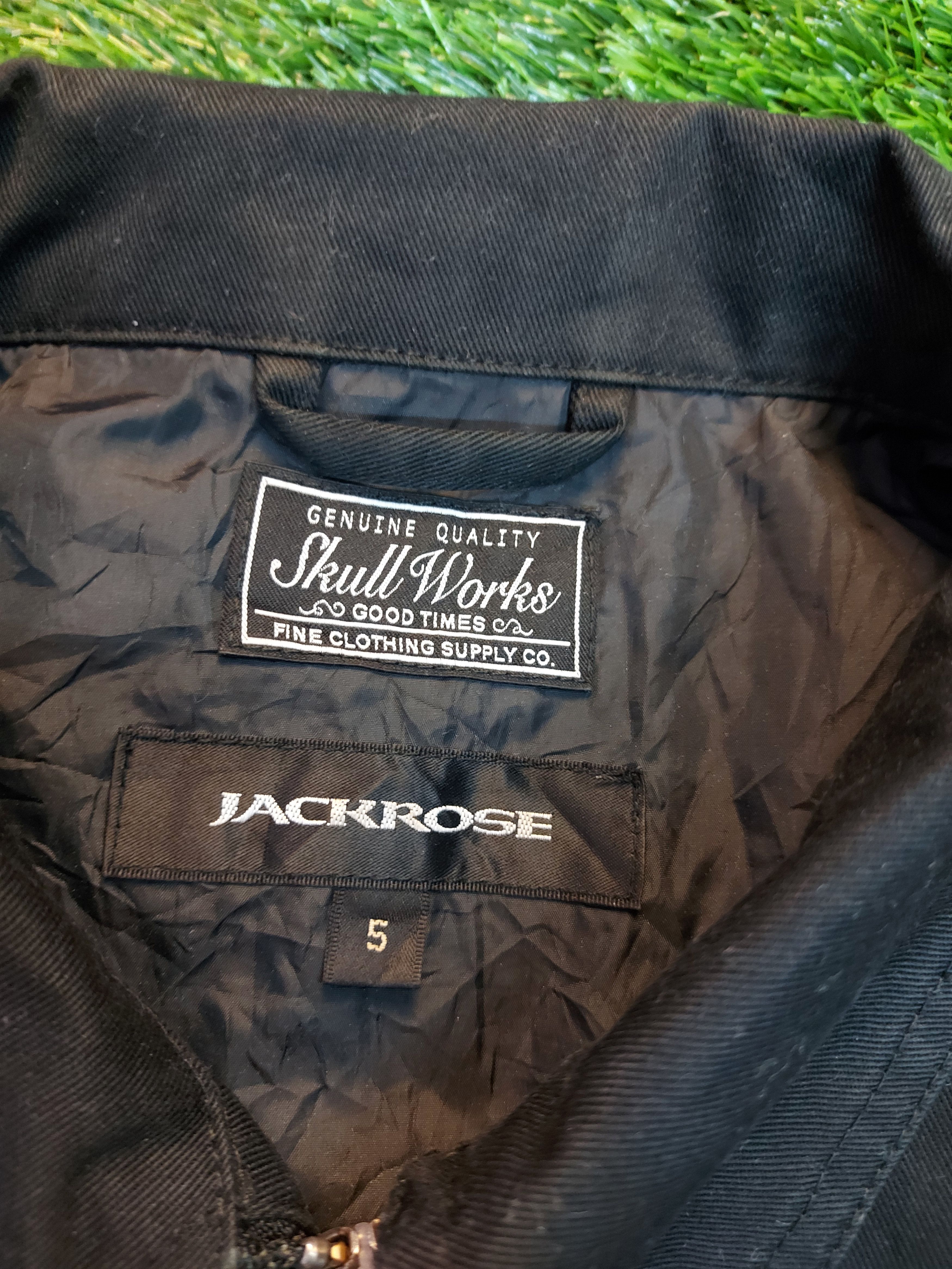 JACKROSE (A38) SKUUL WORKS - embroided zipper jacket Size US M / EU 48-50 / 2 - 9 Thumbnail