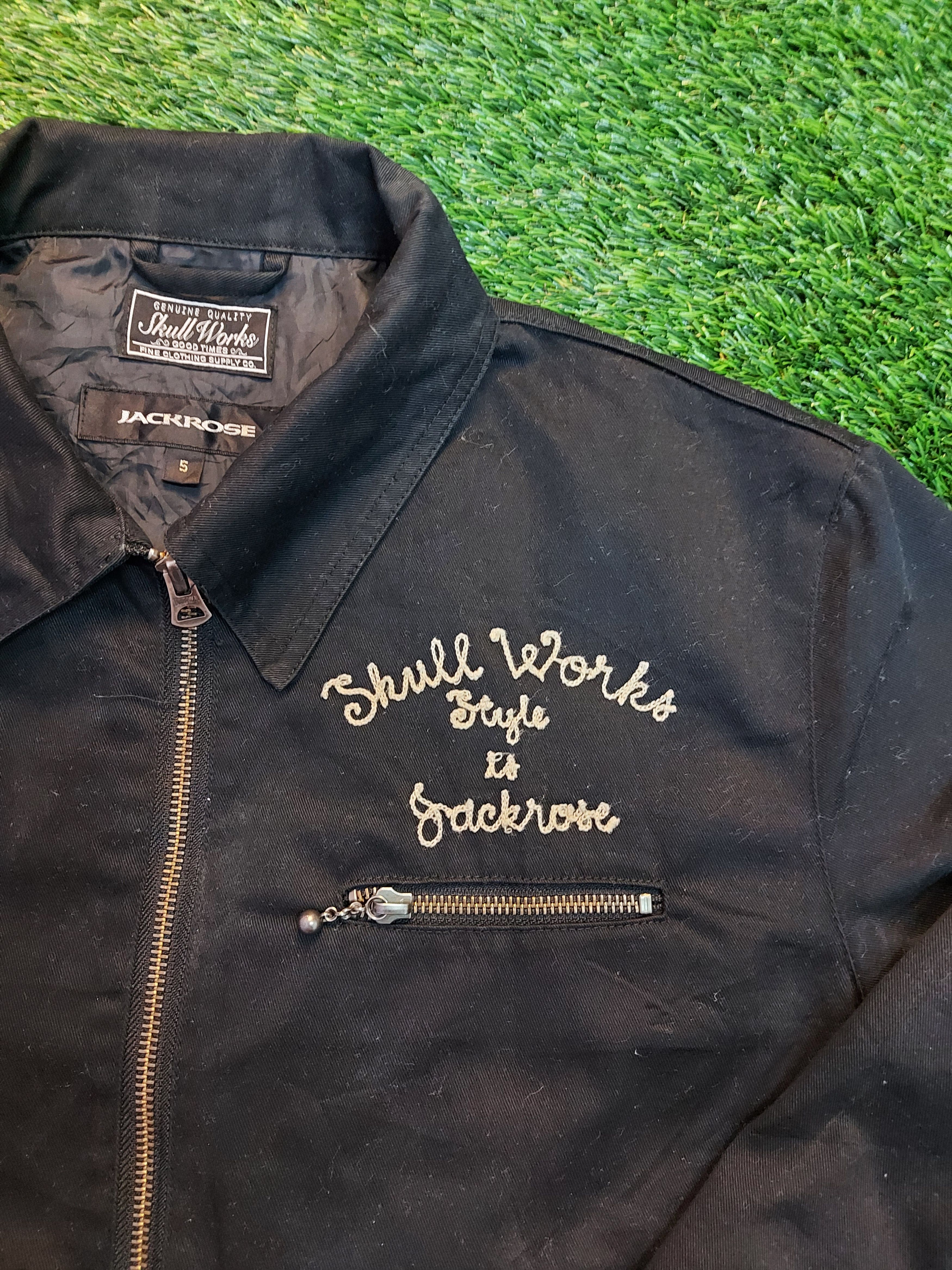 JACKROSE (A38) SKUUL WORKS - embroided zipper jacket Size US M / EU 48-50 / 2 - 5 Thumbnail
