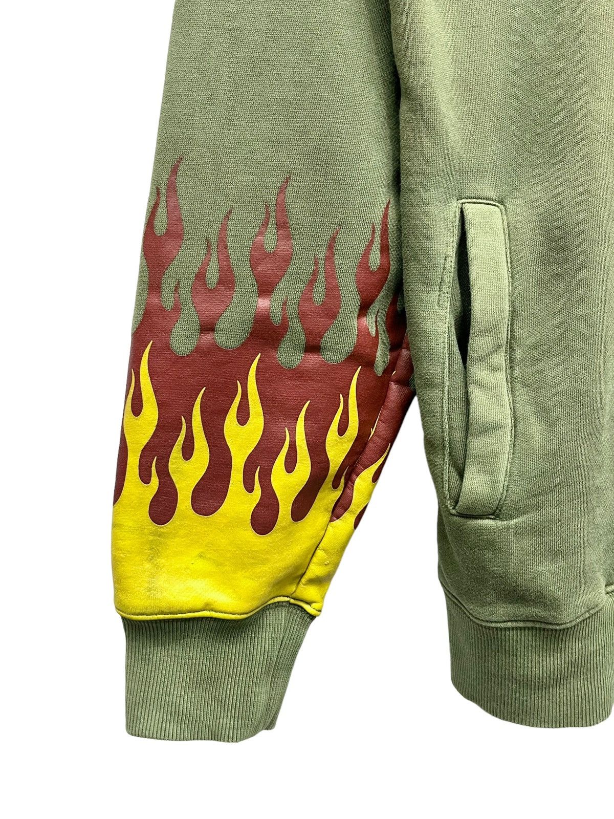 Japanese Brand SICK🔥LEFLAH Sun Faded Green Tiger Embroidery Punk Flame Fye Size US M / EU 48-50 / 2 - 5 Thumbnail
