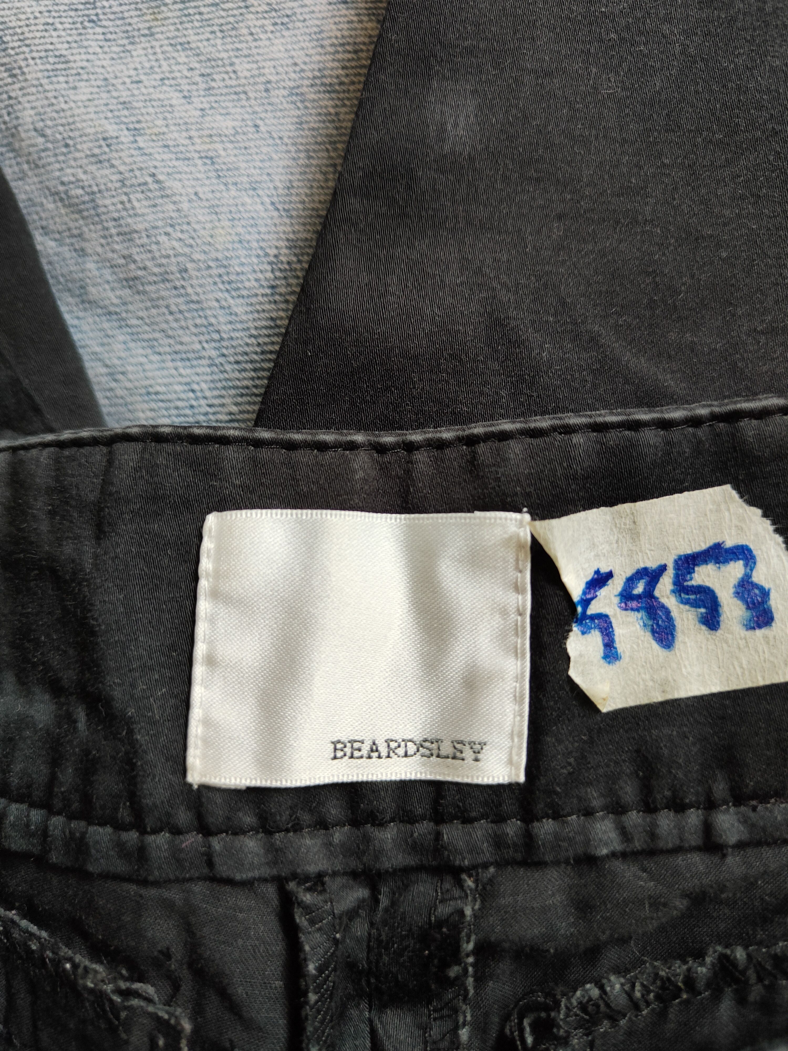 Vintage Beardsley made in japan Black jogger Cargo Pants #S573 Size 29" - 13 Thumbnail