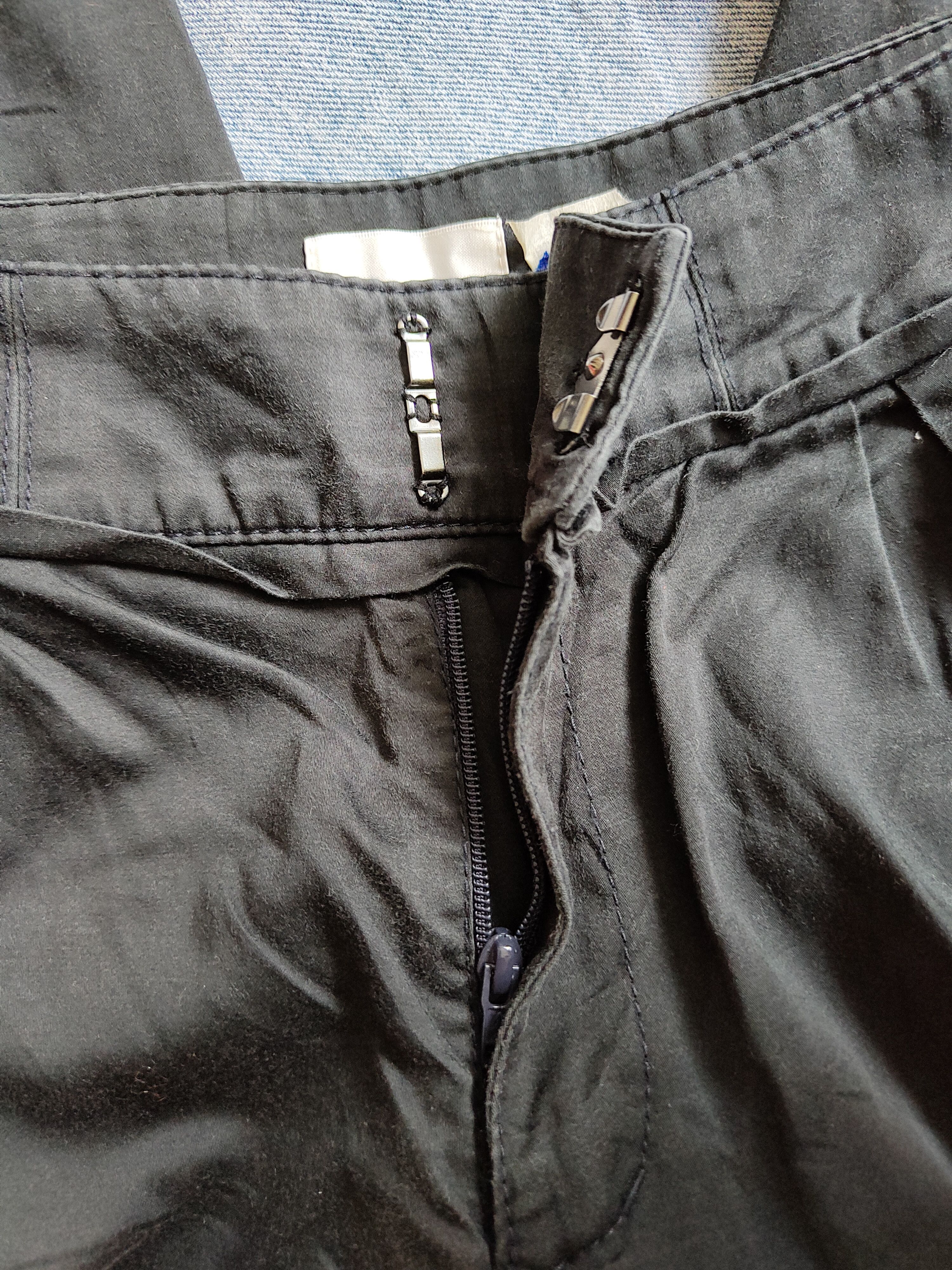 Vintage Beardsley made in japan Black jogger Cargo Pants #S573 Size 29" - 11 Thumbnail
