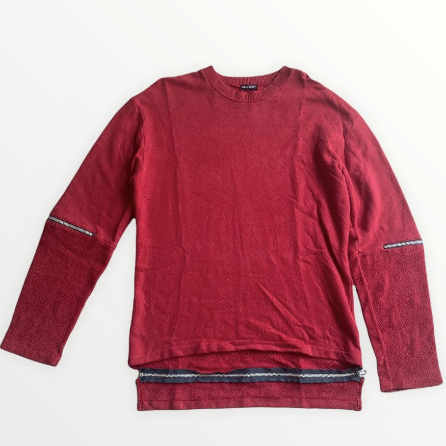 20471120 Vintage Milk Boy Zip Sweater Size US M / EU 48-50 / 2 - 2 Thumbnail