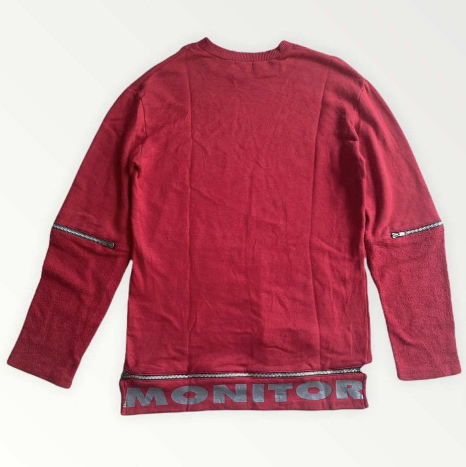 image of 20471120 x Undercover Vintage Milk Boy Zip Sweater in Red, Men's (Size Medium)