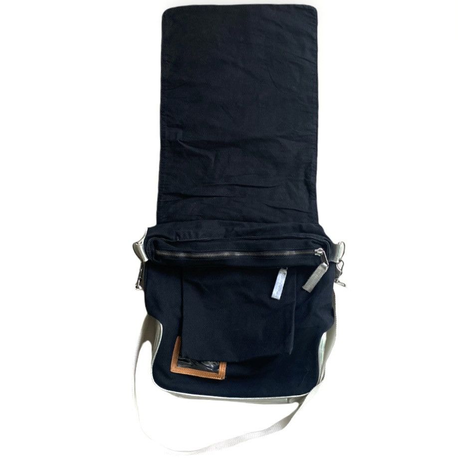 Eastpak × Raf Simons SS09 Black Canvas Messenger Bag Size ONE SIZE - 1 Thumbnail