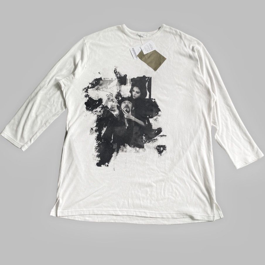 Yohji Yamamoto NWT SS21 Runway Rib Oversize T Shirt Size US L / EU 52-54 / 3 - 2 Thumbnail