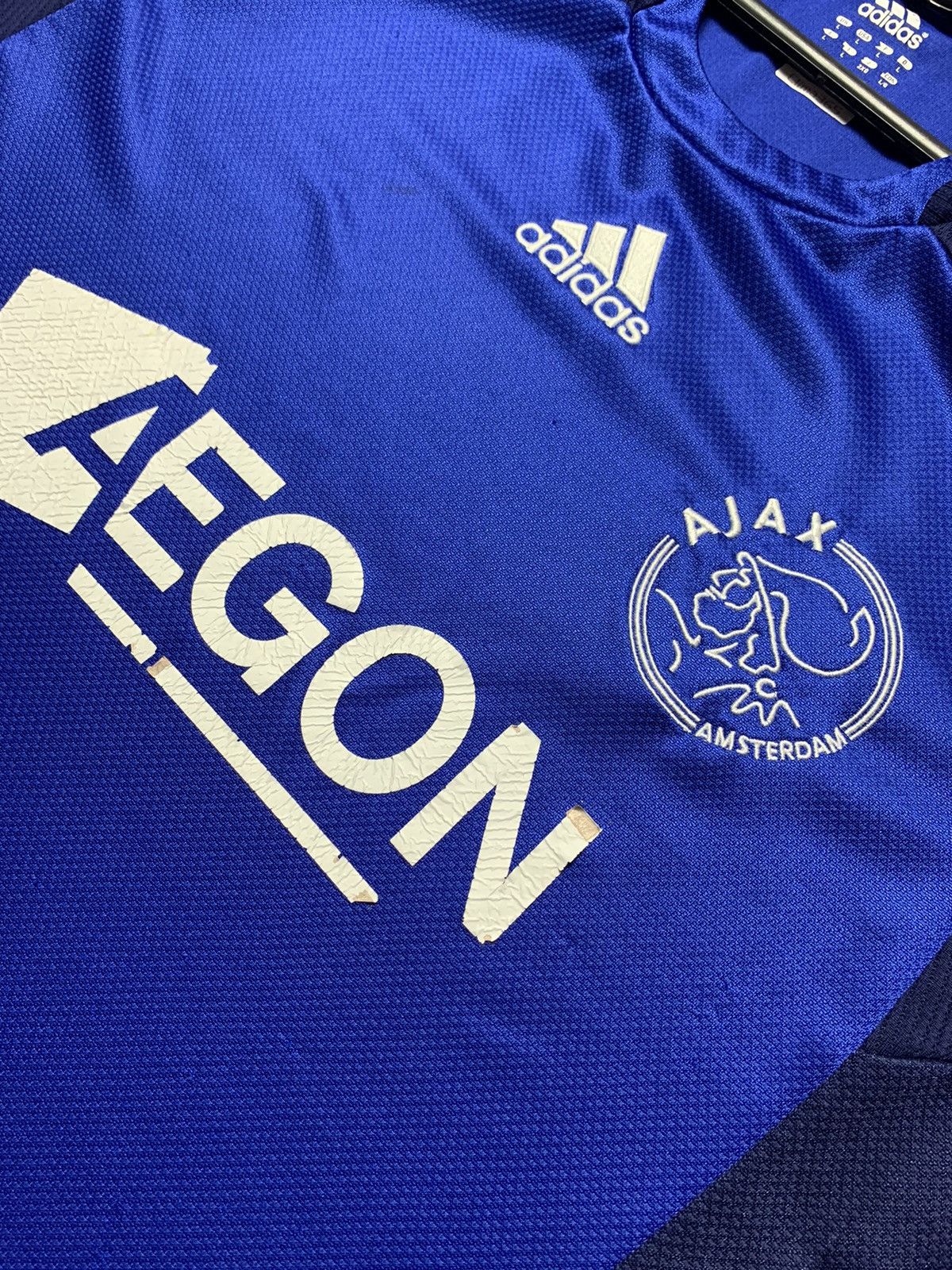 Adidas × Vintage Adidas soccer jersey Ajax blue rare away size L Size US L / EU 52-54 / 3 - 4 Thumbnail