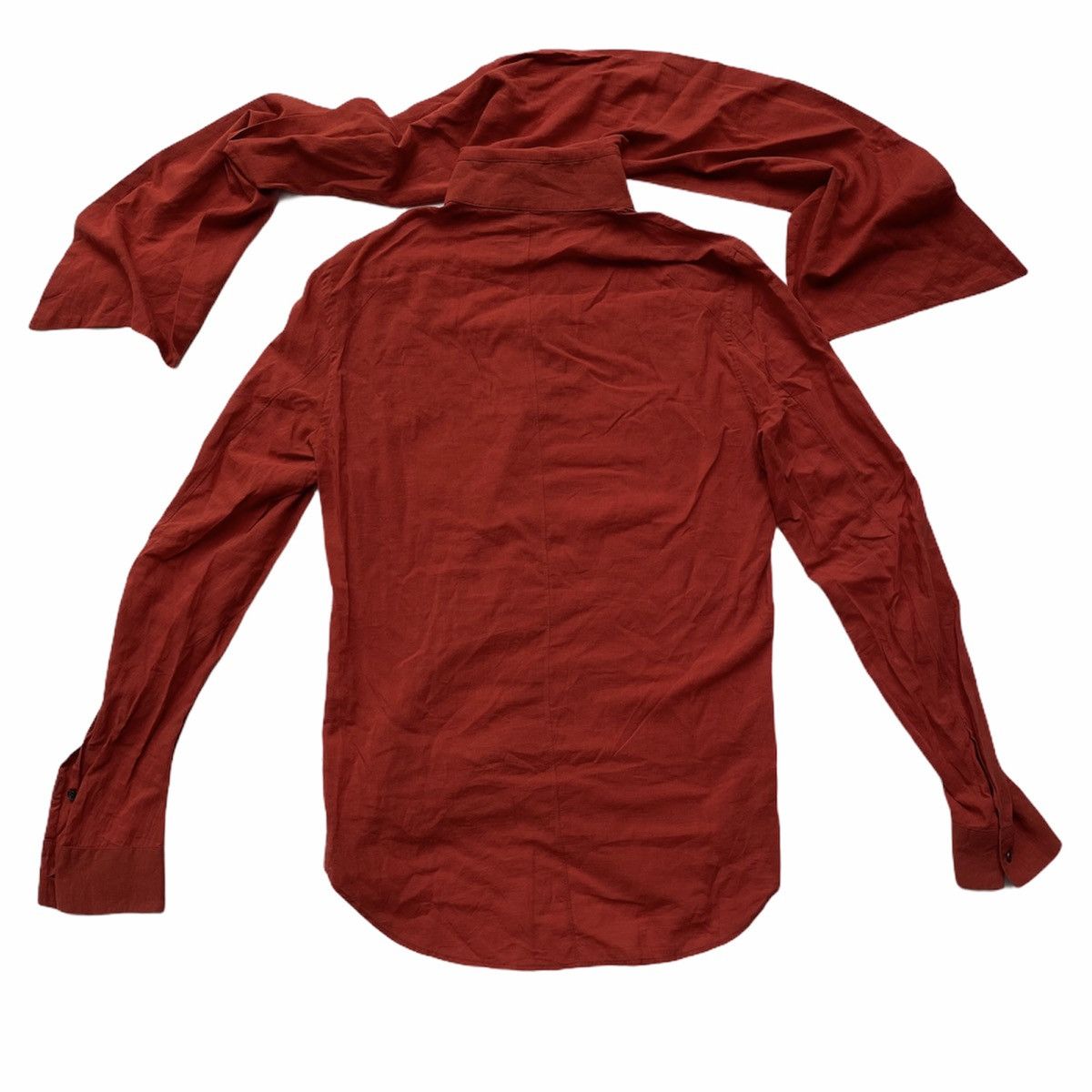 Attachment × Kazuyuki Kumagai Attachment Cotton Wool Blend Scarf Shirt Size US M / EU 48-50 / 2 - 2 Thumbnail