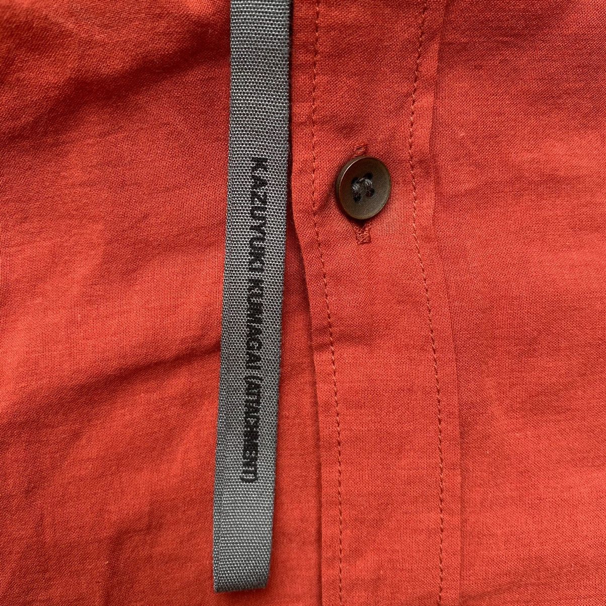 Attachment × Kazuyuki Kumagai Attachment Cotton Wool Blend Scarf Shirt Size US M / EU 48-50 / 2 - 4 Thumbnail